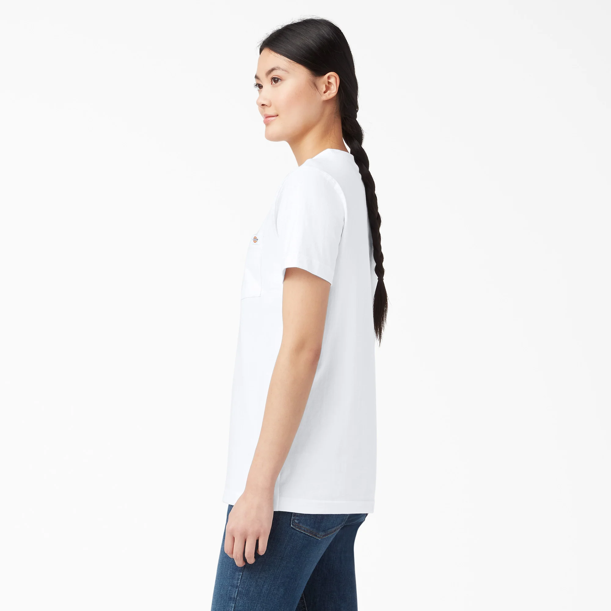 Women's Heavyweight Short Sleeve Pocket T-Shirt - Image 3