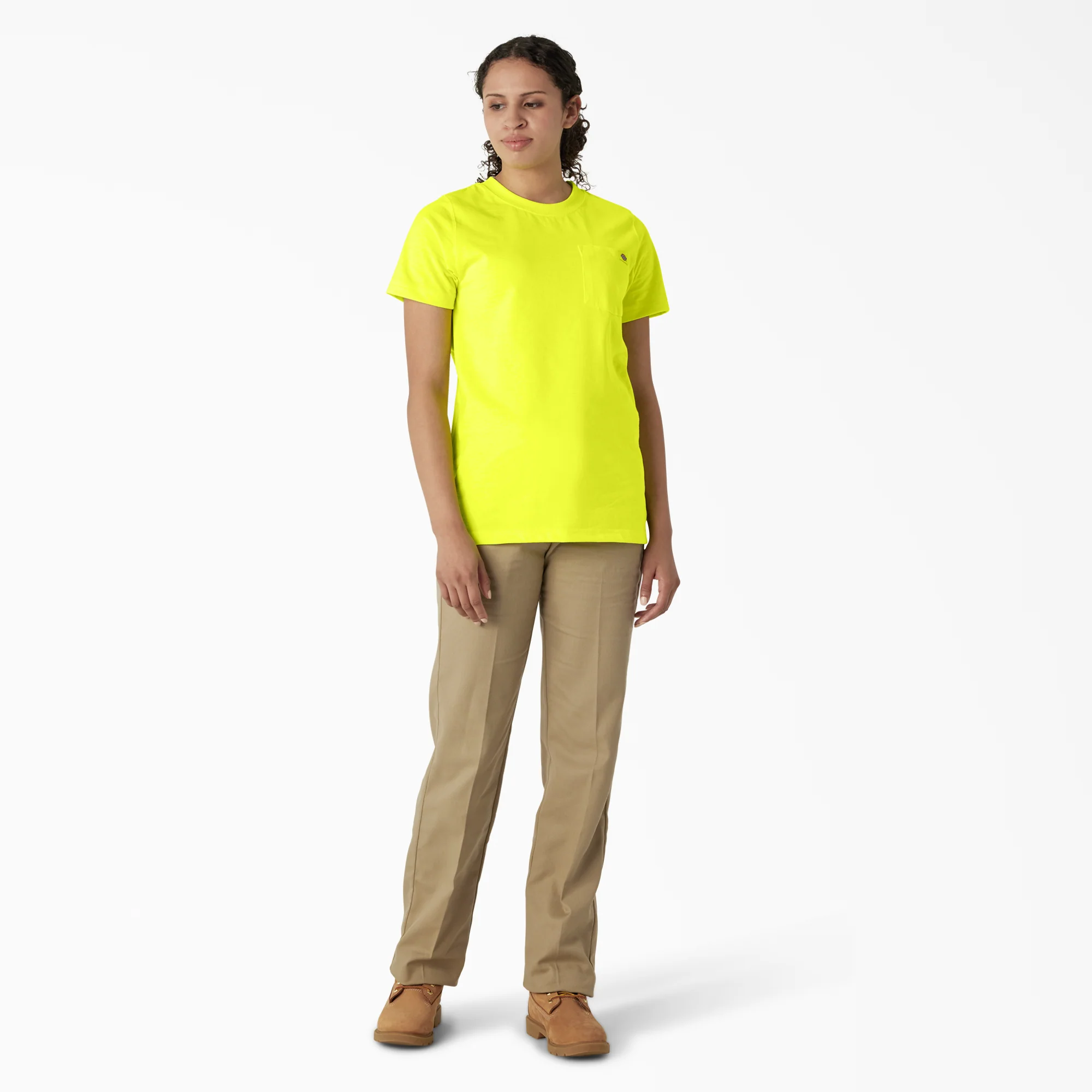 Women's Heavyweight Short Sleeve Pocket T-Shirt - Image 4