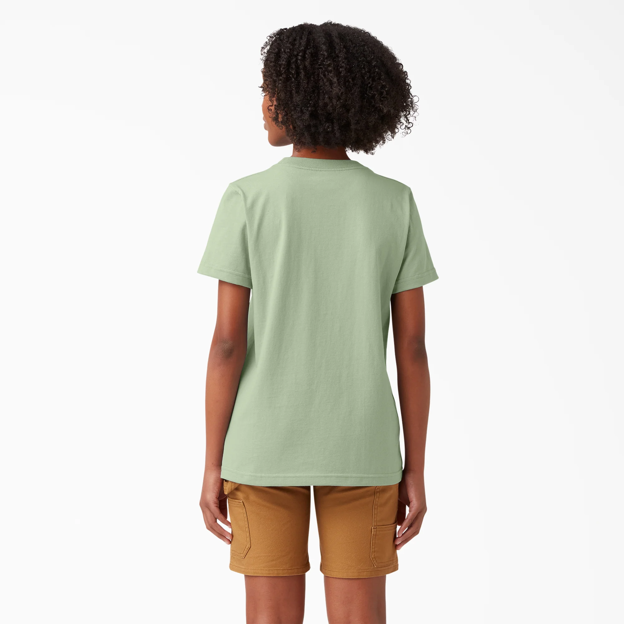 Women's Heavyweight Short Sleeve Pocket T-Shirt - Image 2