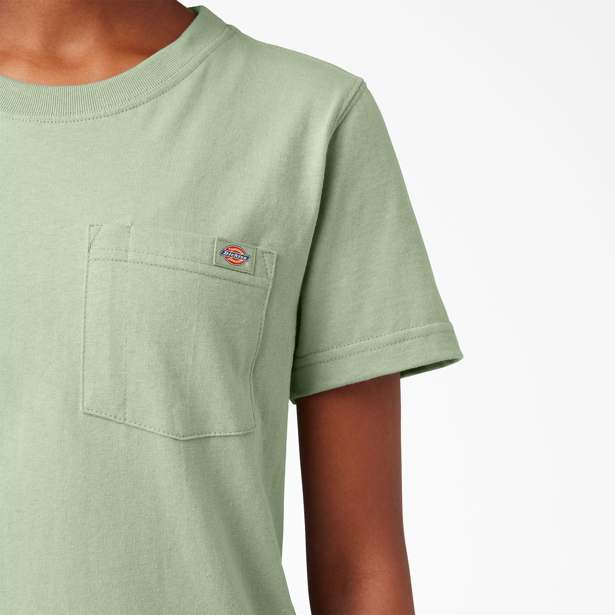 Women's Heavyweight Short Sleeve Pocket T-Shirt - Image 5