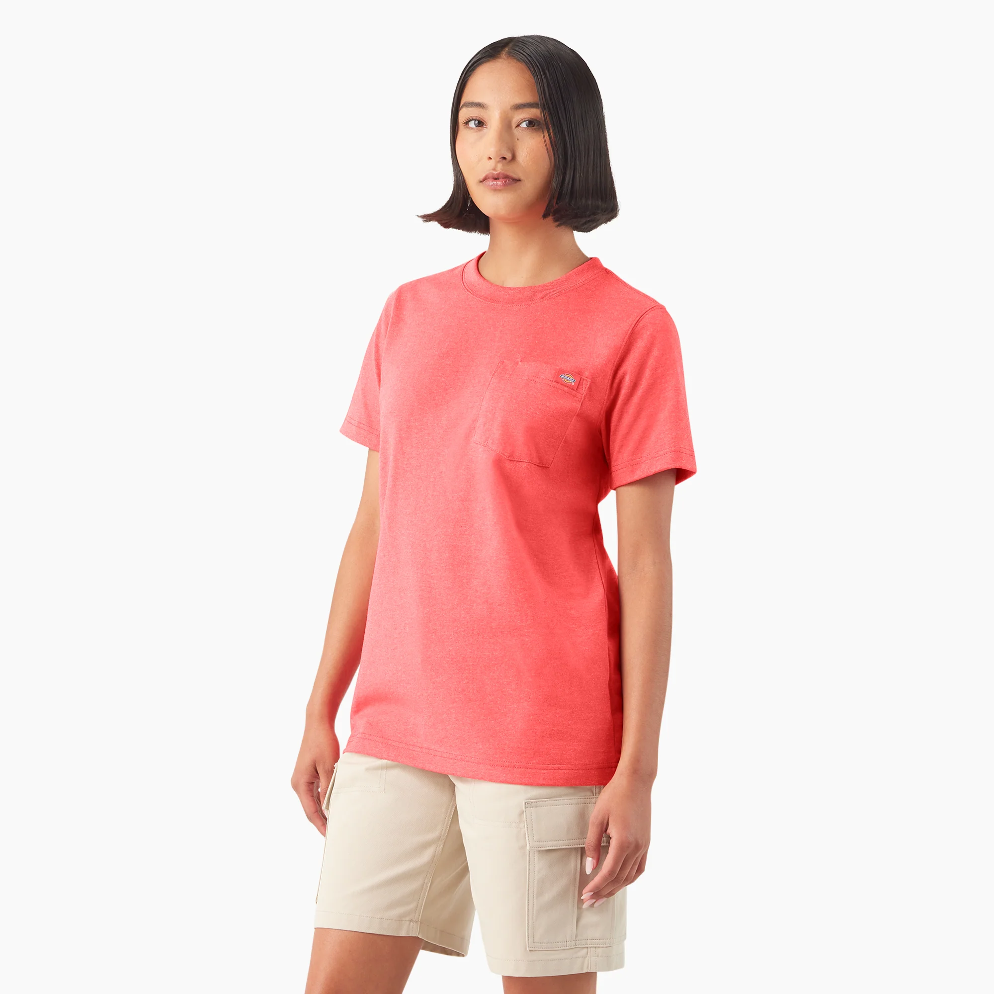 Women's Heavyweight Short Sleeve Pocket T-Shirt - Image 3