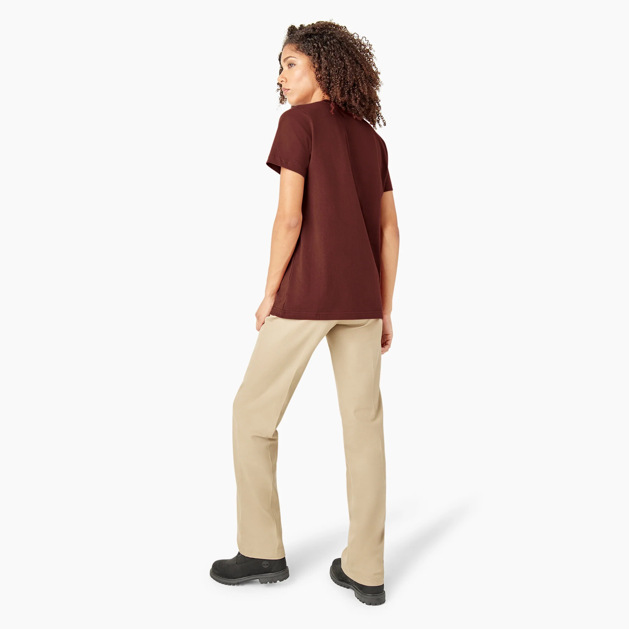 Women's Heavyweight Short Sleeve Pocket T-Shirt - Image 6