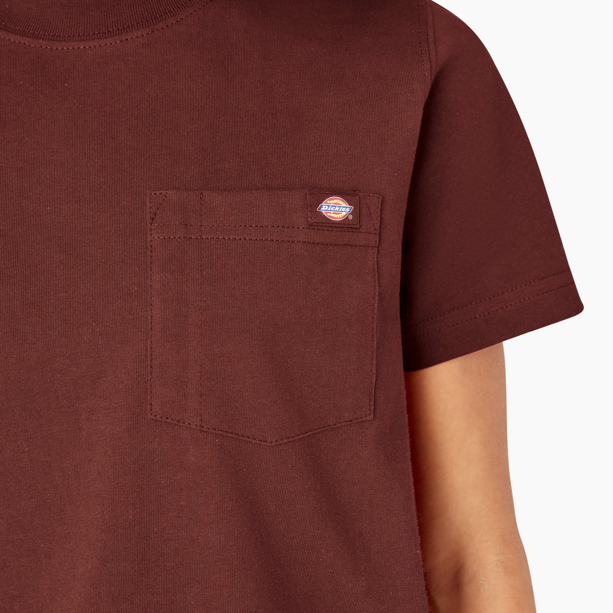Women's Heavyweight Short Sleeve Pocket T-Shirt - Image 7