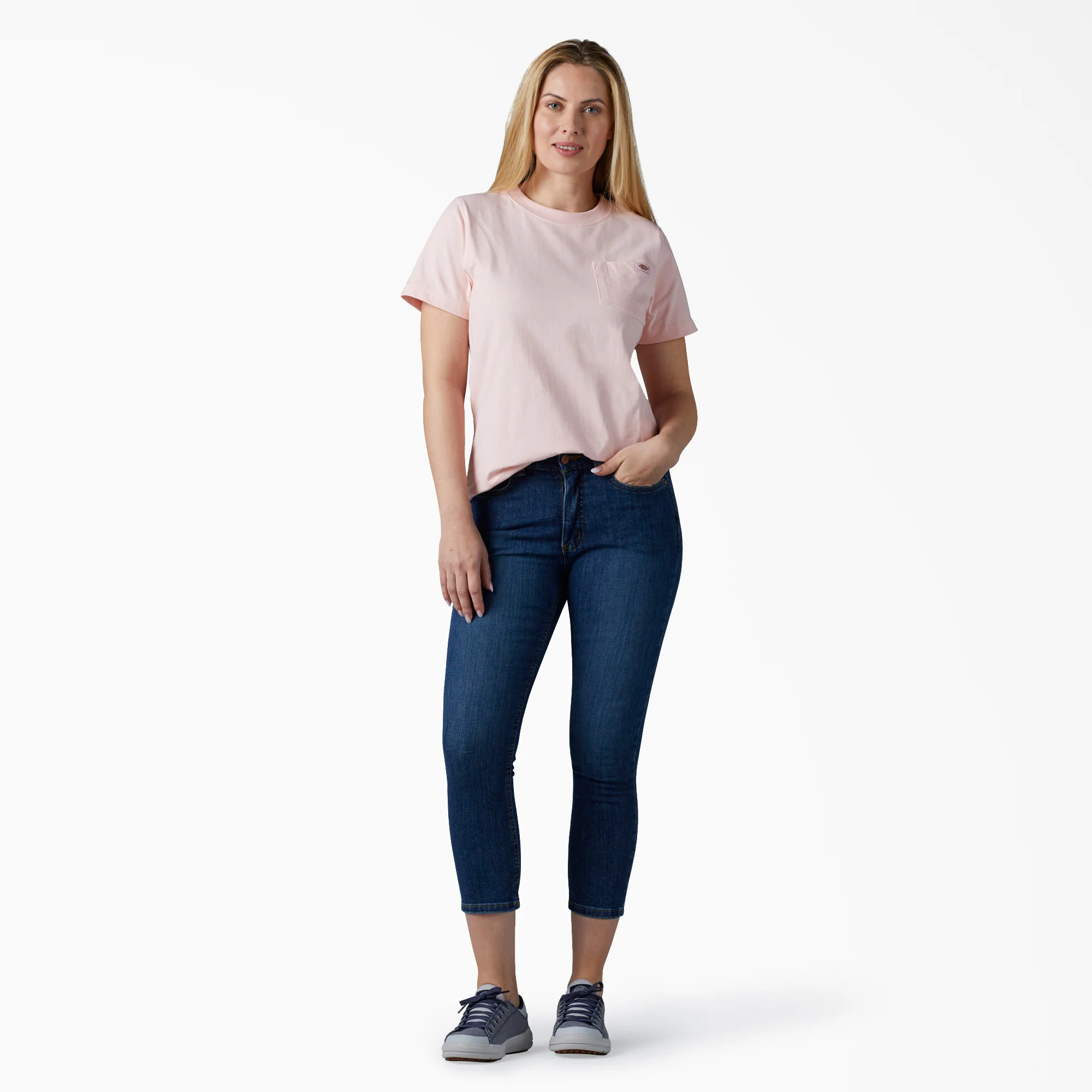 Women's Heavyweight Short Sleeve Pocket T-Shirt - Image 3