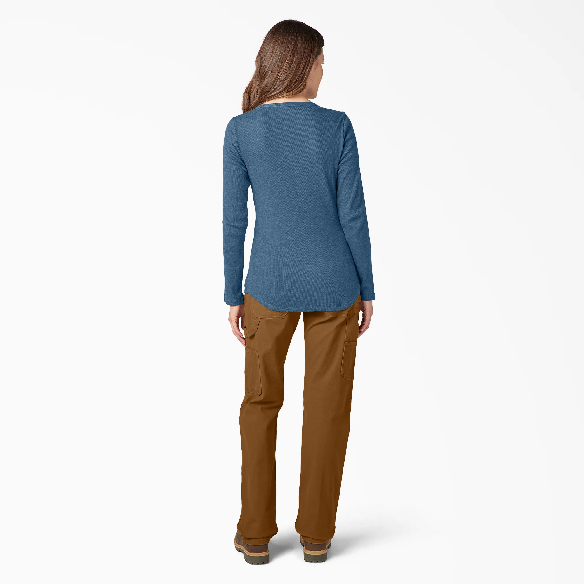 Women's Henley Long Sleeve Shirt - Image 4