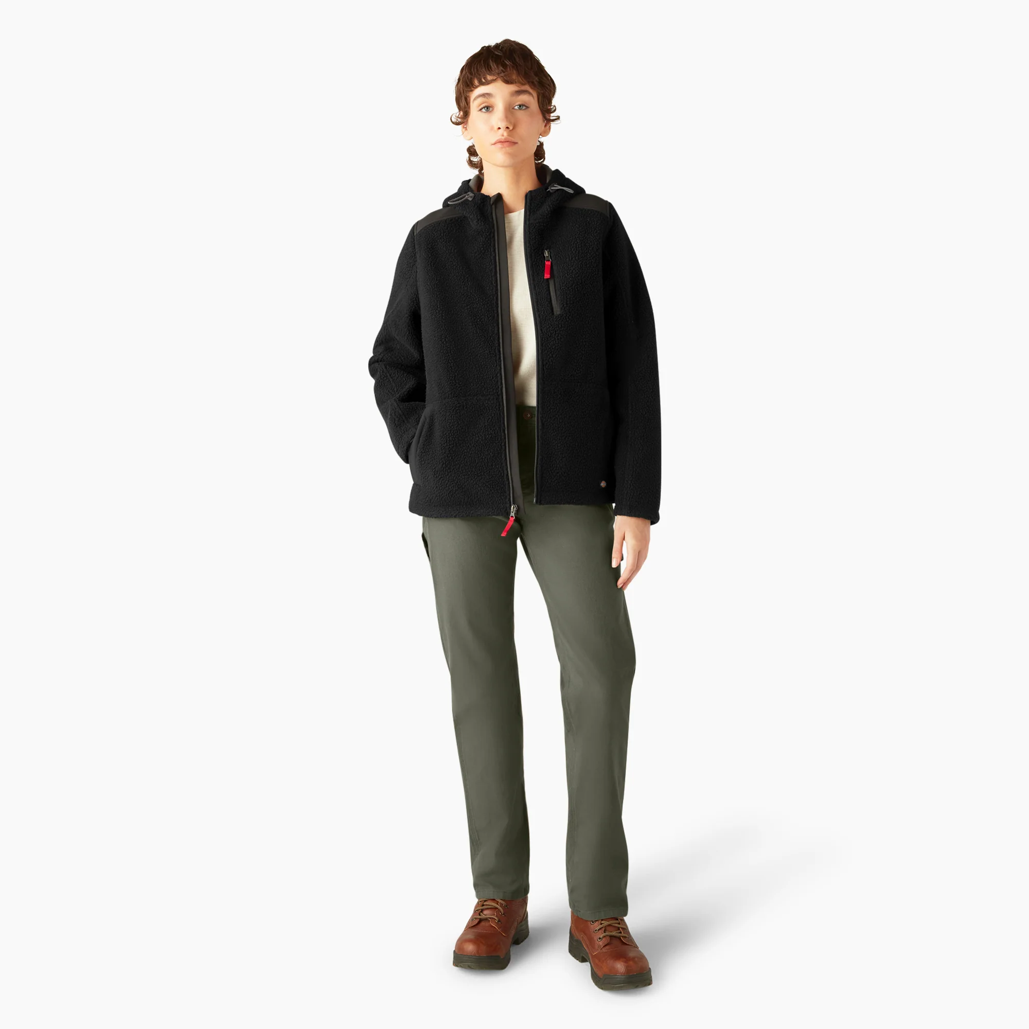Women's High Pile Fleece Jacket - Image 4
