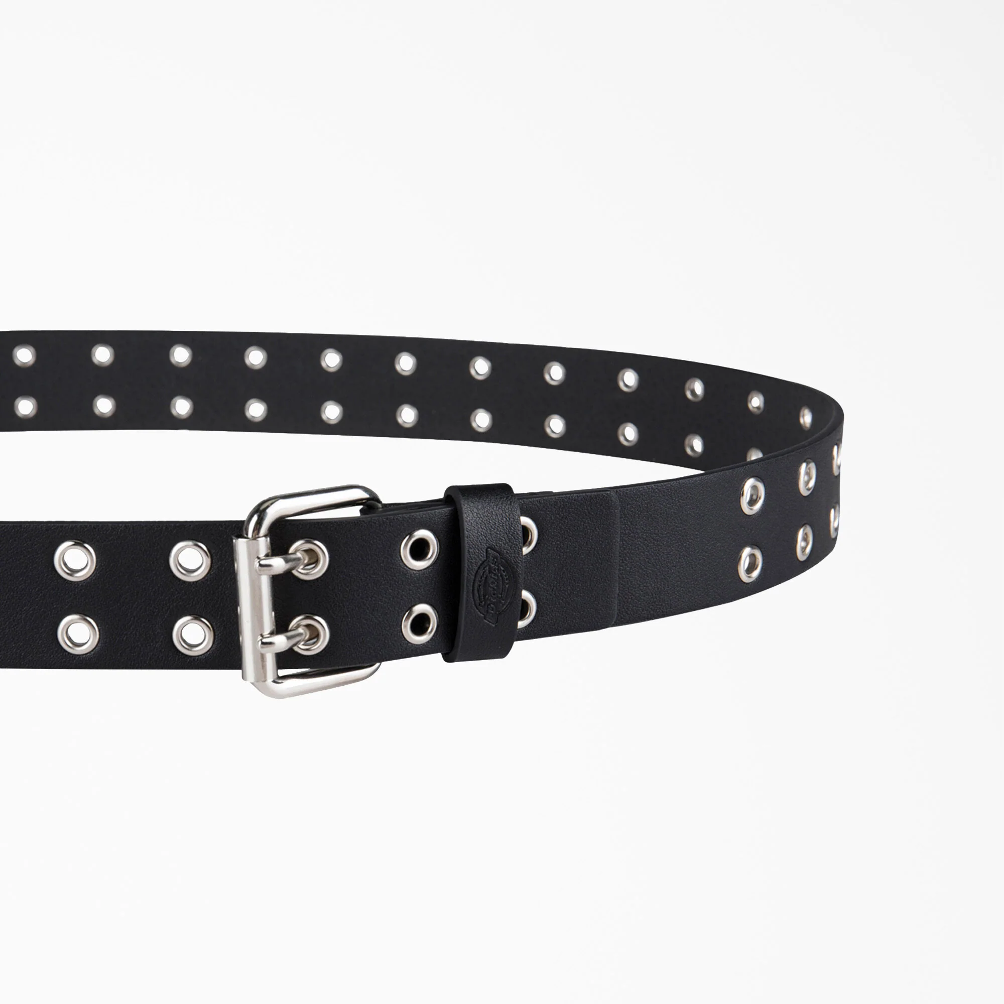 Women's Leather Double Grommet Belt - Image 5