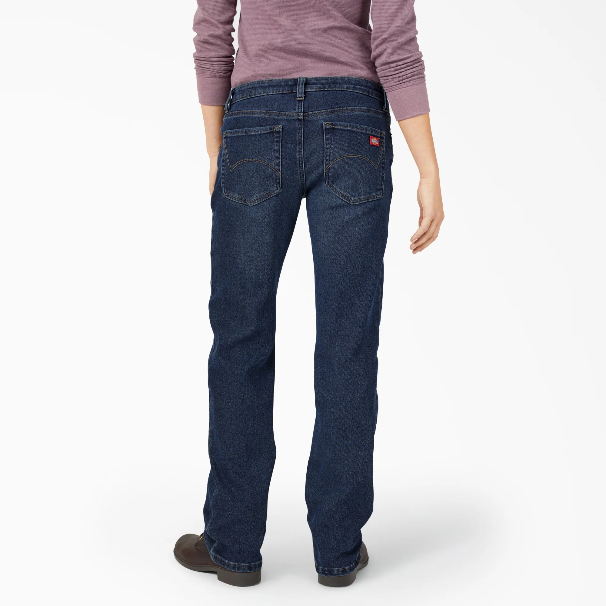 Women's Lined Relaxed Fit Jeans - Image 2