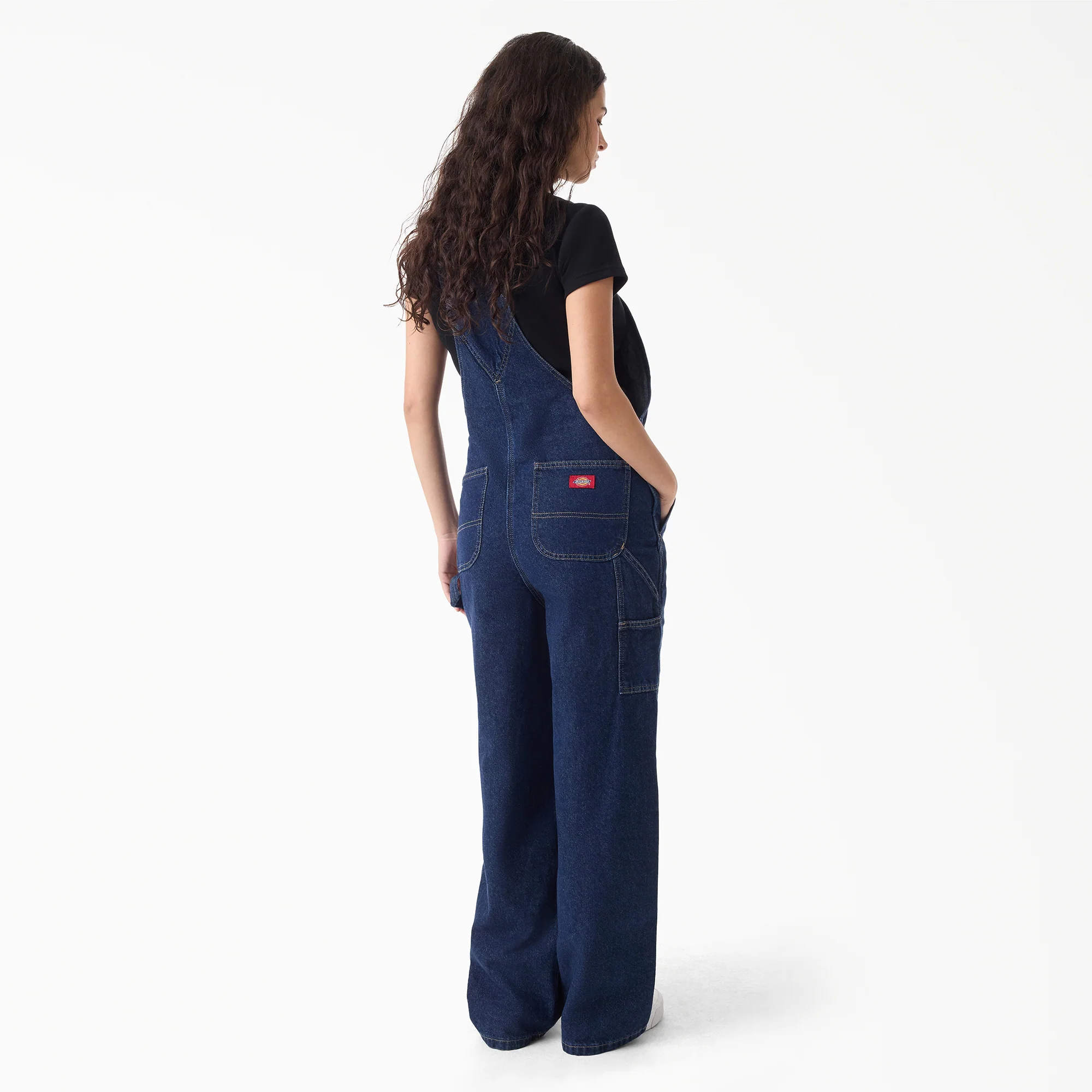Women's Loose Denim Bib - Image 2