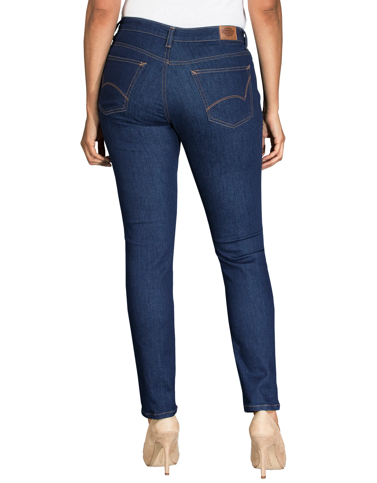 Women's Perfect Shape Curvy Fit Skinny Leg Stretch Denim Jeans - Image 2