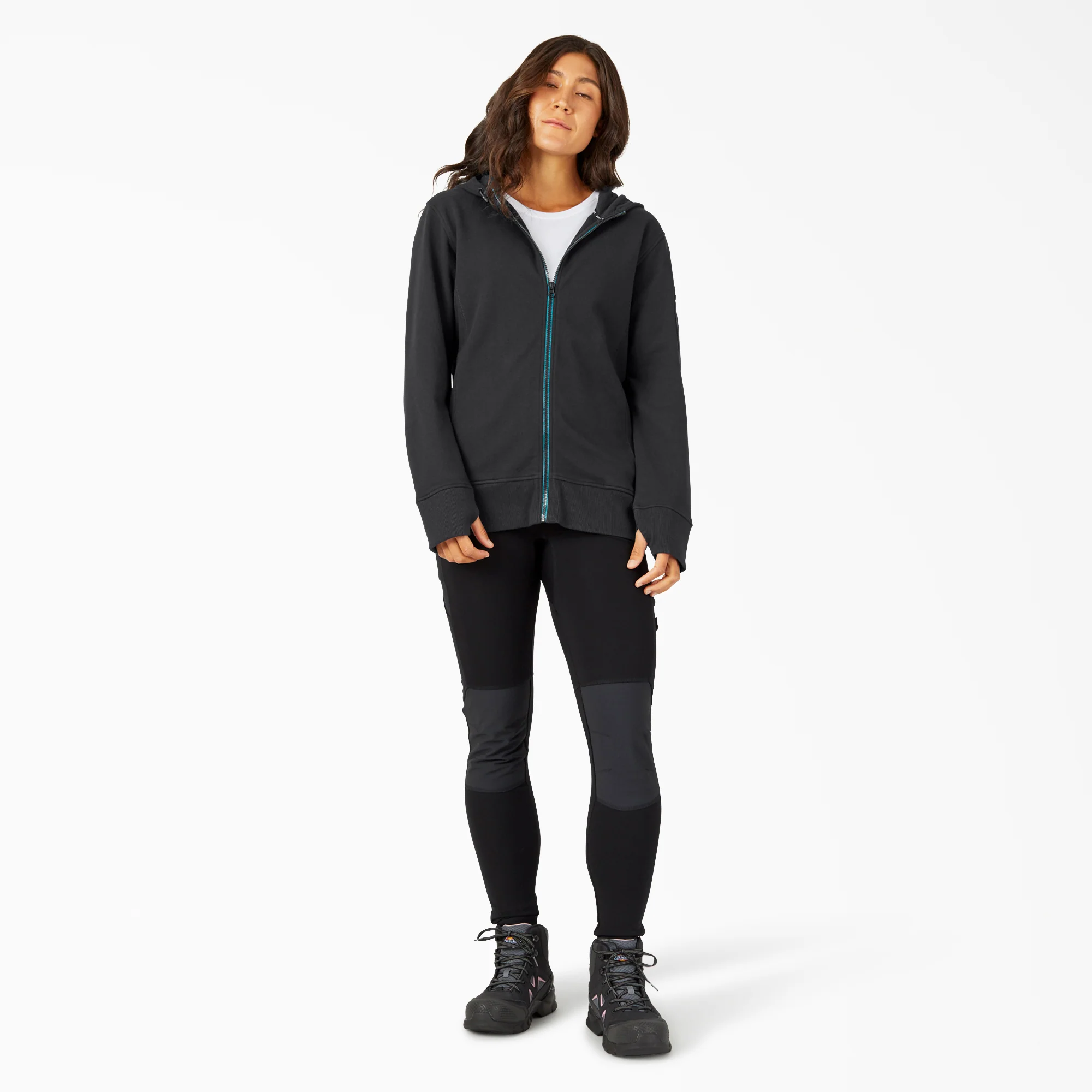 Women's Performance Workwear Full Zip Fleece Hoodie - Image 4