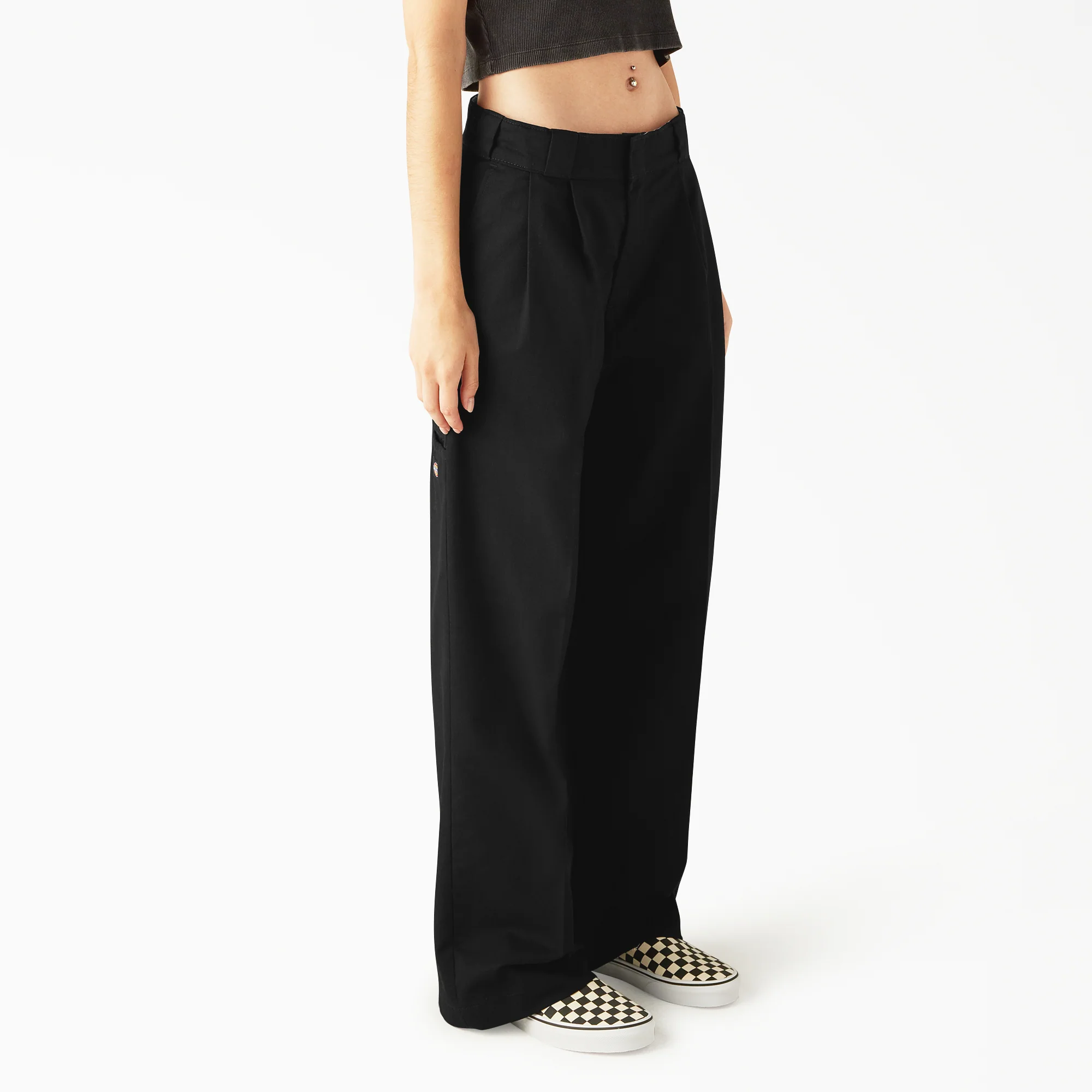 Women's Pleated Work Pants - Image 4