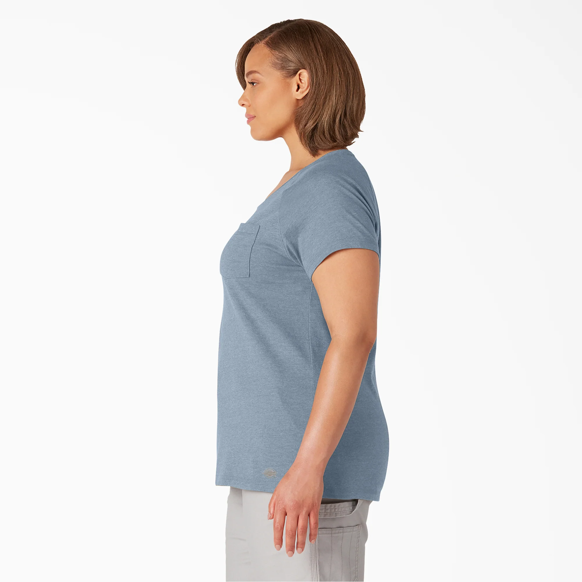 Women's Plus Cooling Short Sleeve Pocket T-Shirt - Image 3