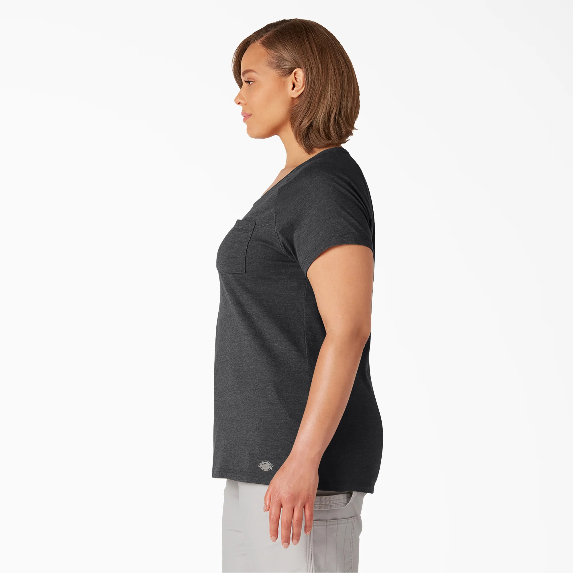 Women's Plus Cooling Short Sleeve Pocket T-Shirt - Image 3
