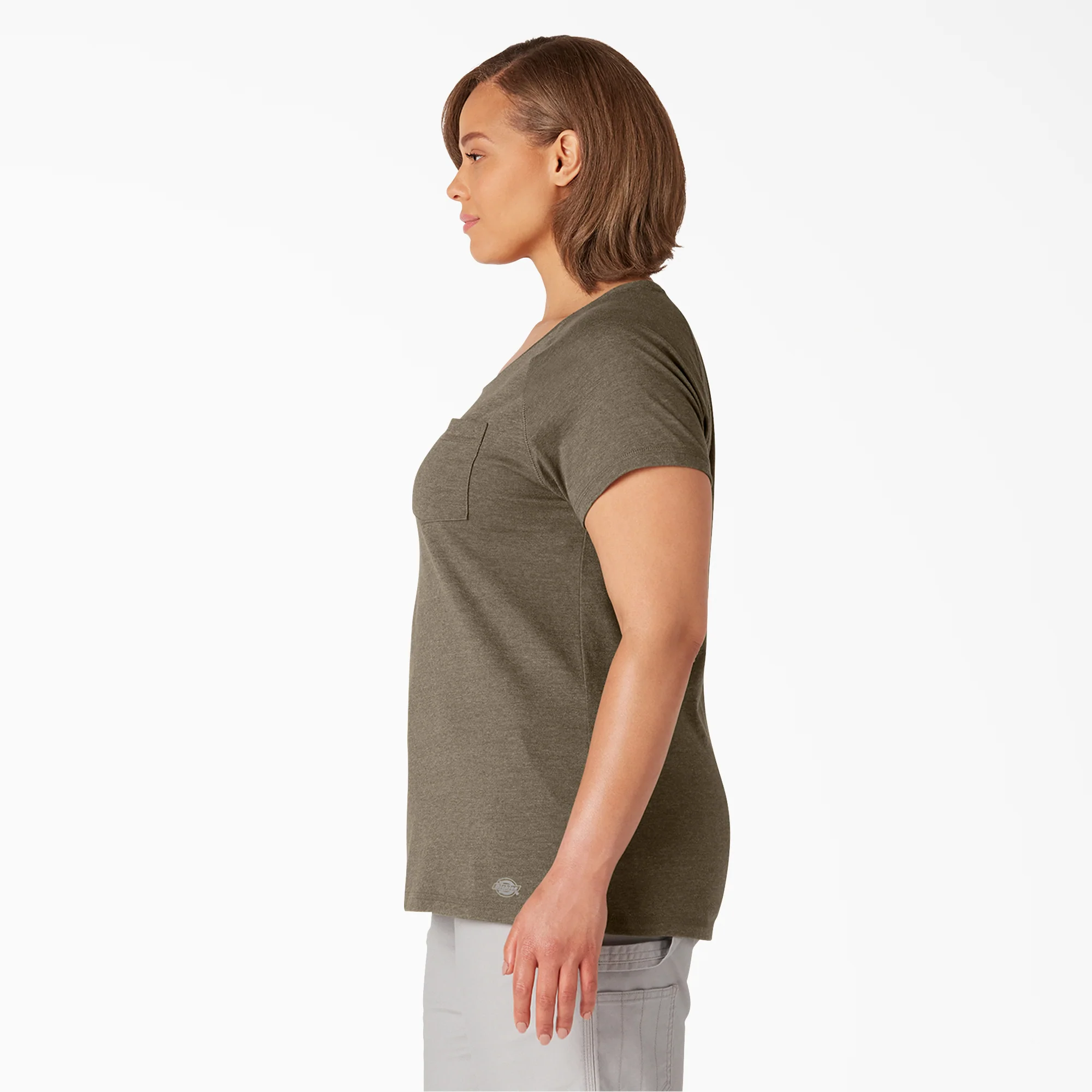 Women's Plus Cooling Short Sleeve Pocket T-Shirt - Image 3
