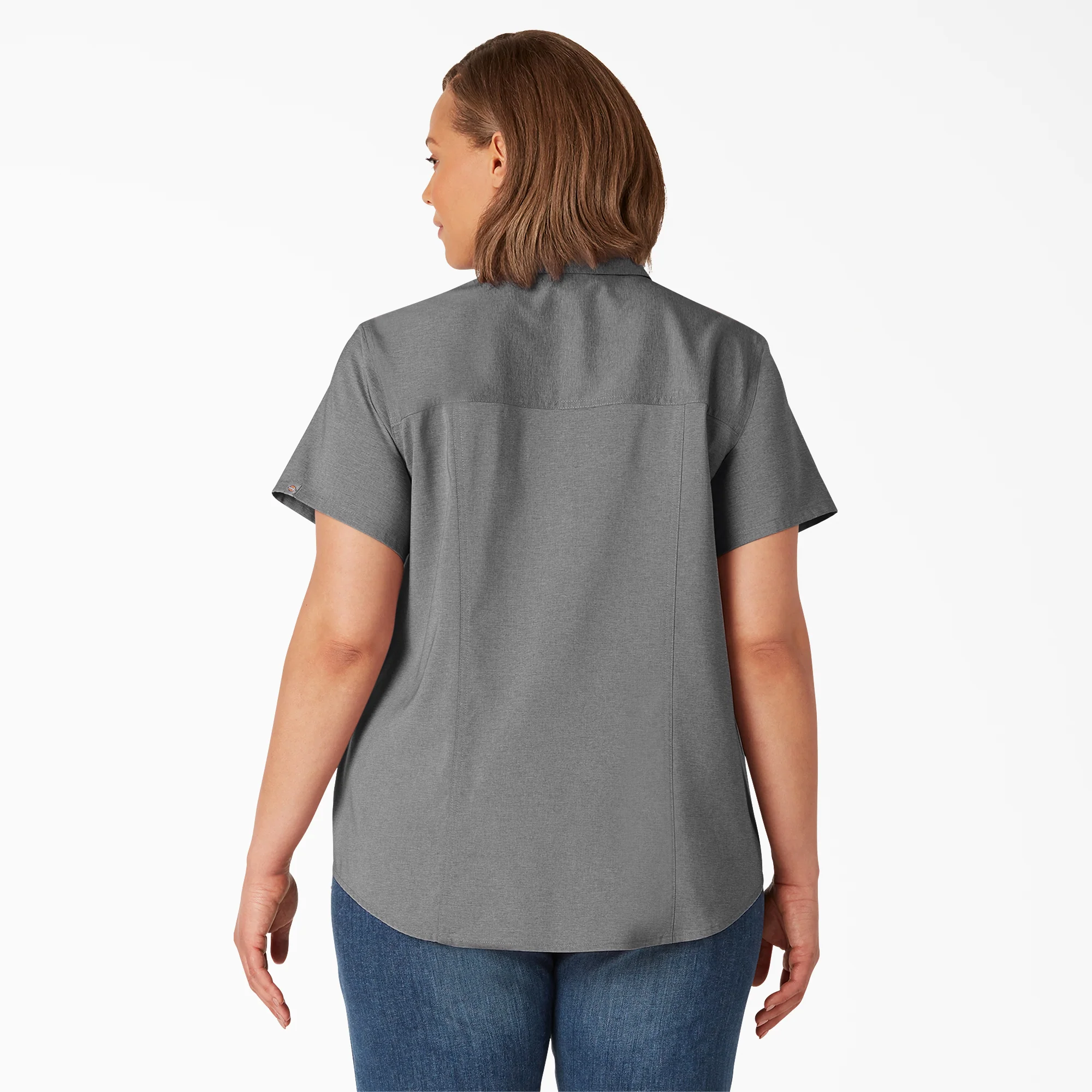 Women's Plus Cooling Short Sleeve Work Shirt - Image 2
