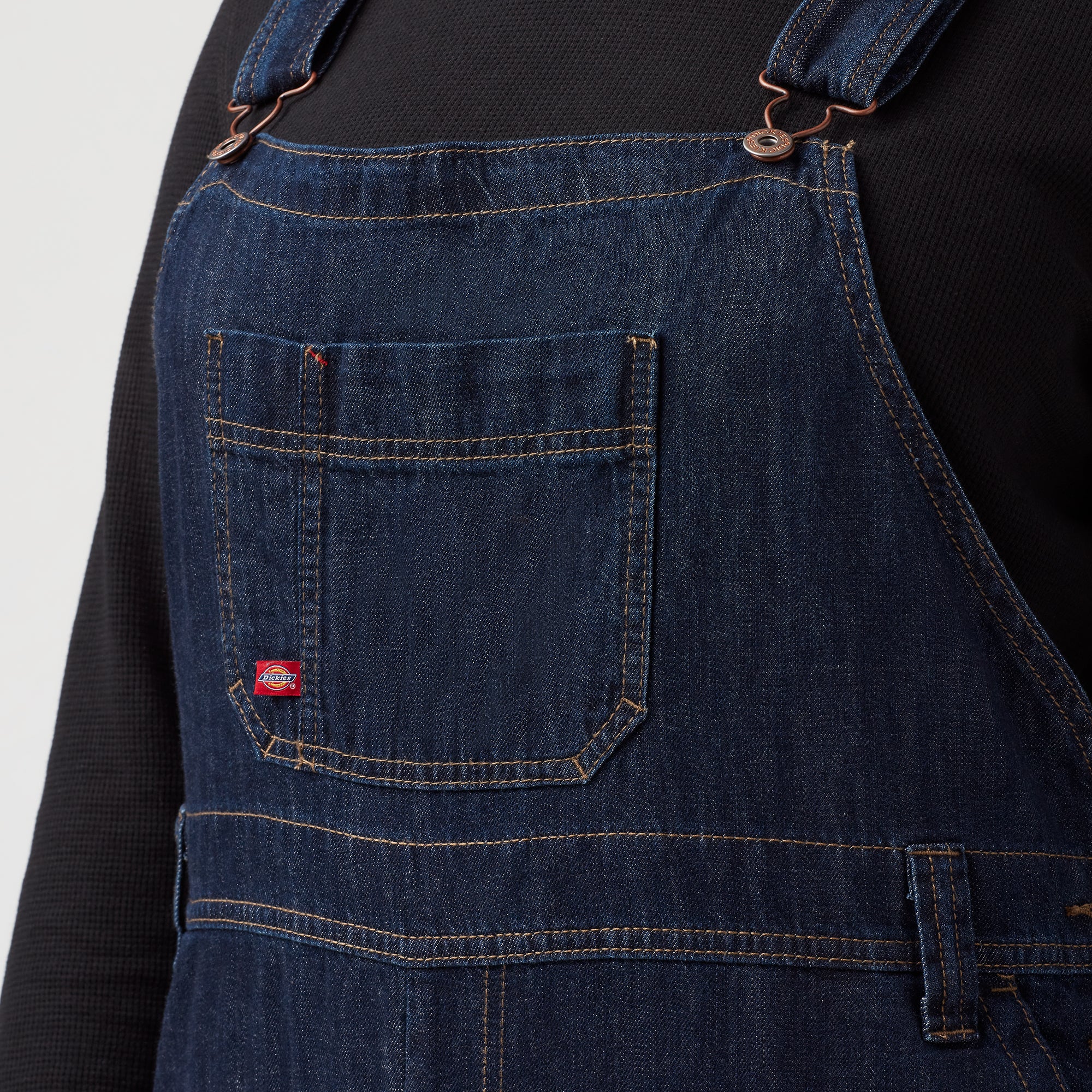 Women's Plus Relaxed Fit Bib Overalls - Image 5