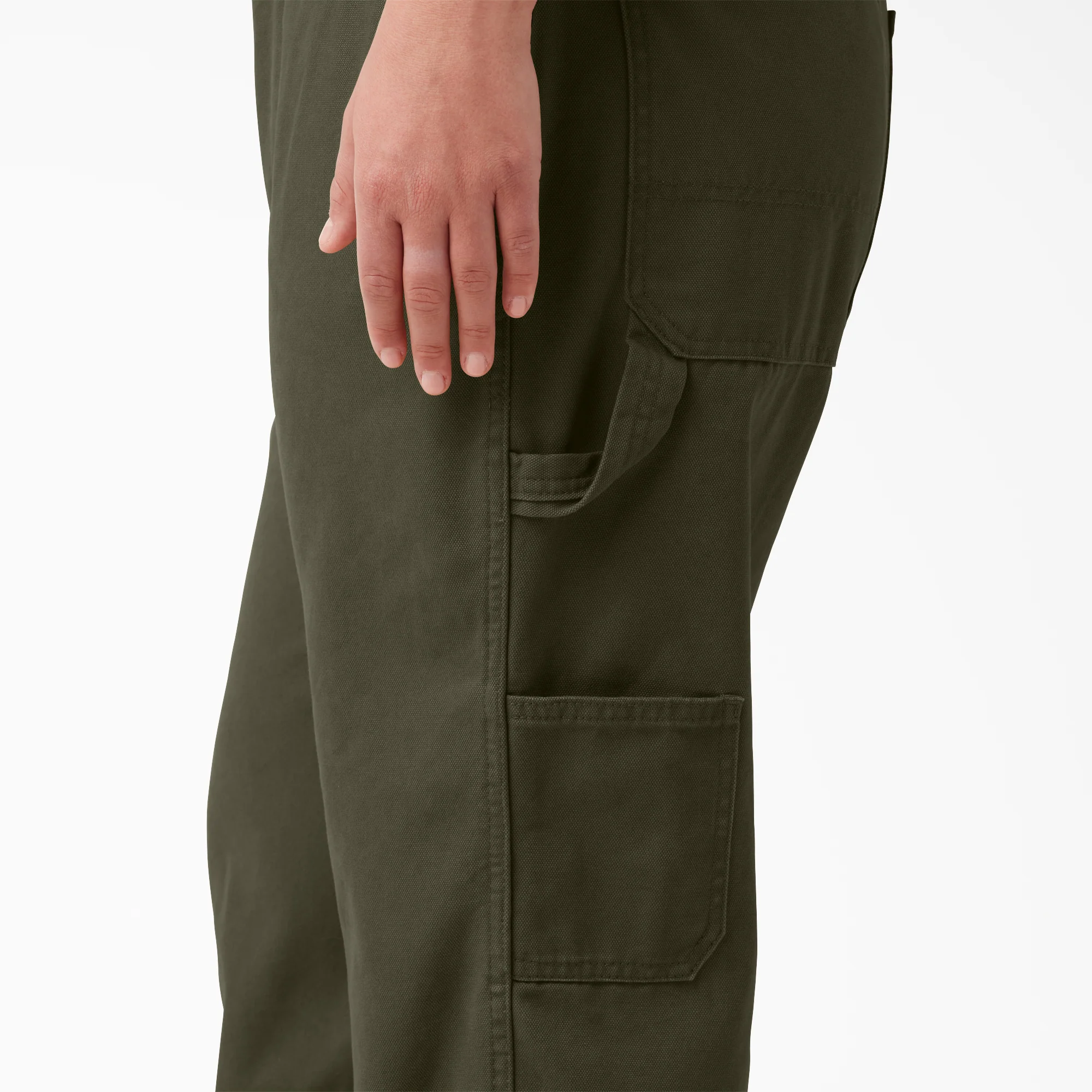Women's Plus Relaxed Fit Bib Overalls - Image 6