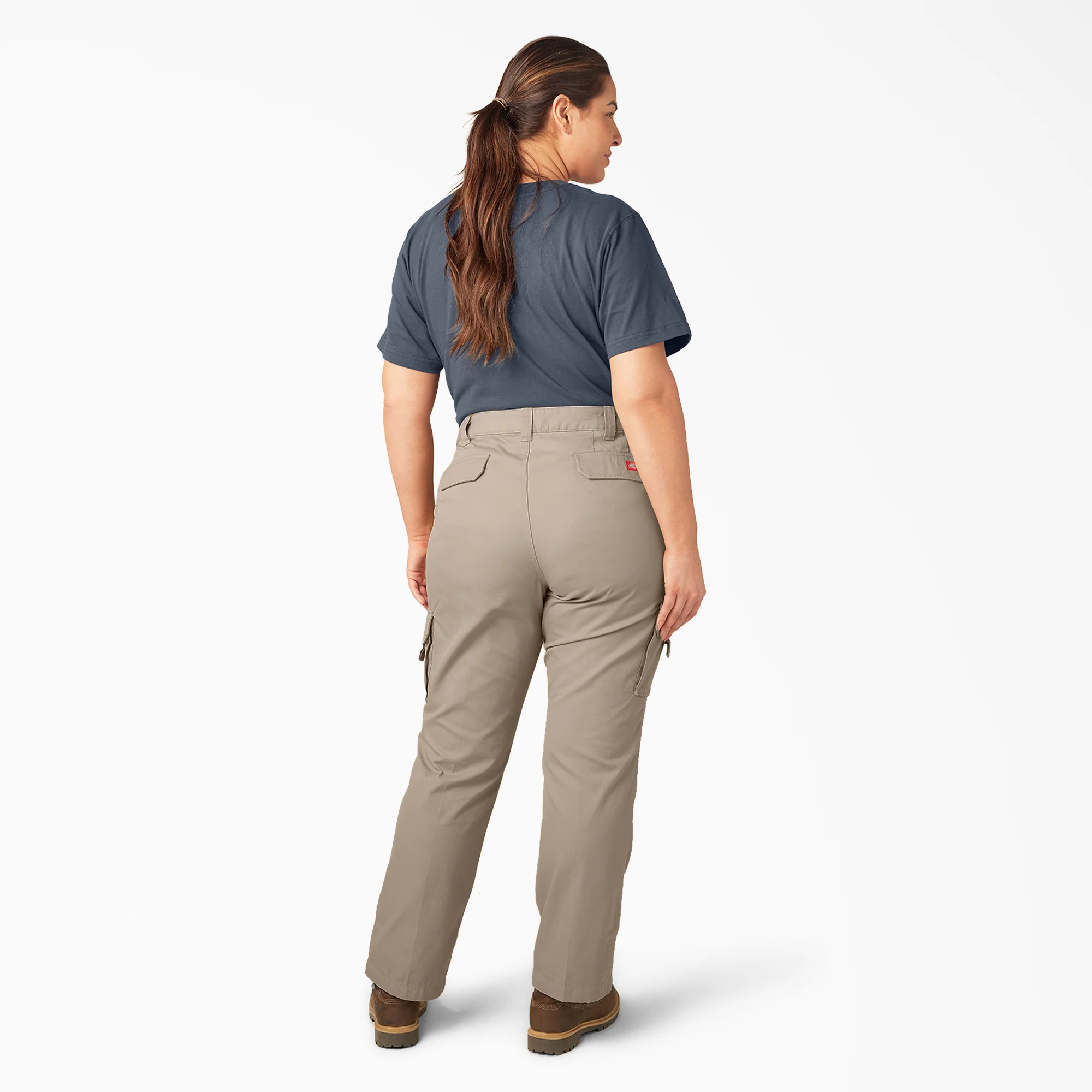 Women's Plus Relaxed Fit Cargo Pants - Image 5