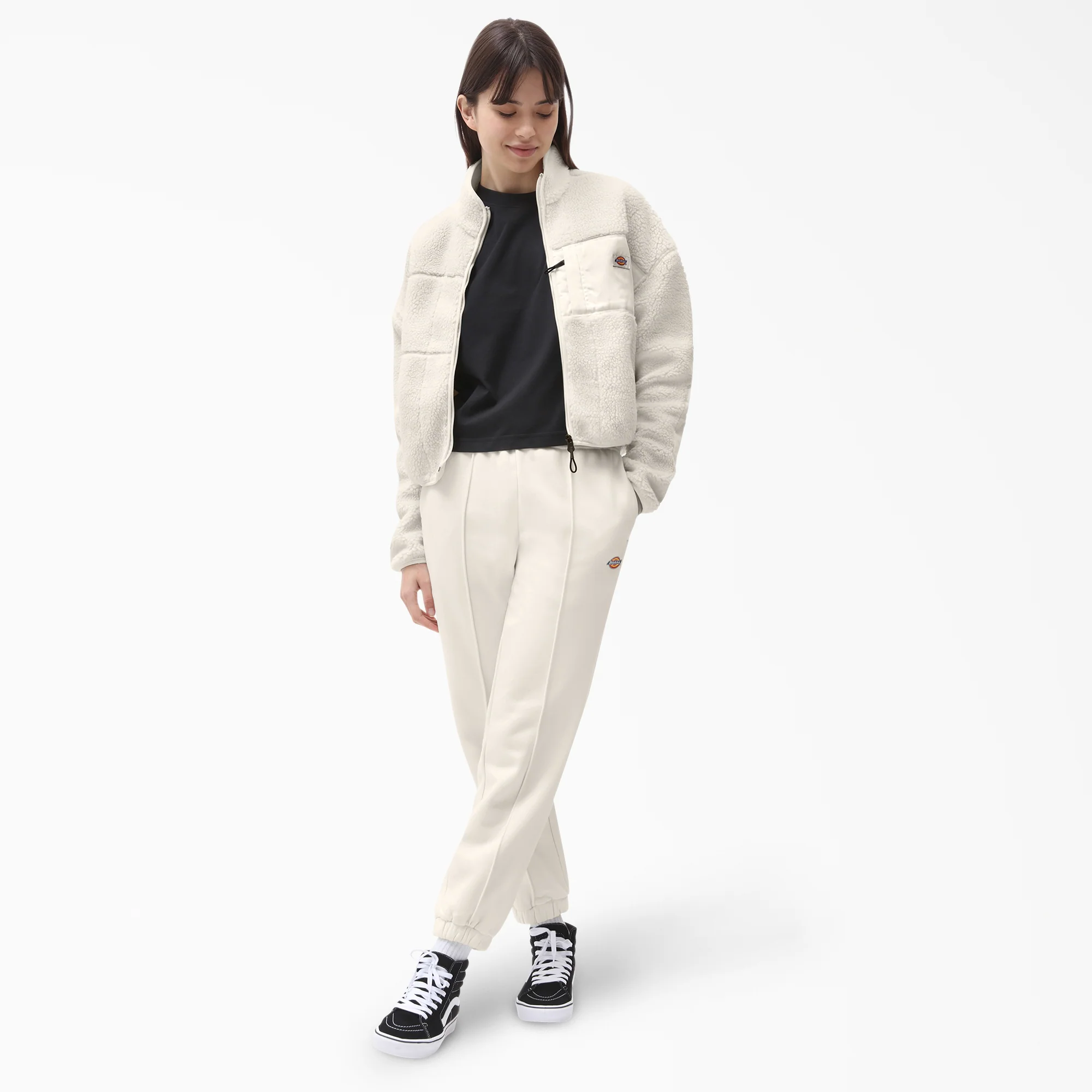 Women's Red Chute Fleece Jacket - Image 3