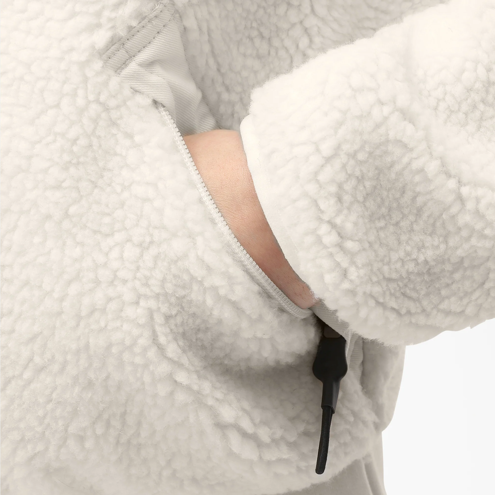 Women's Red Chute Fleece Jacket - Image 6