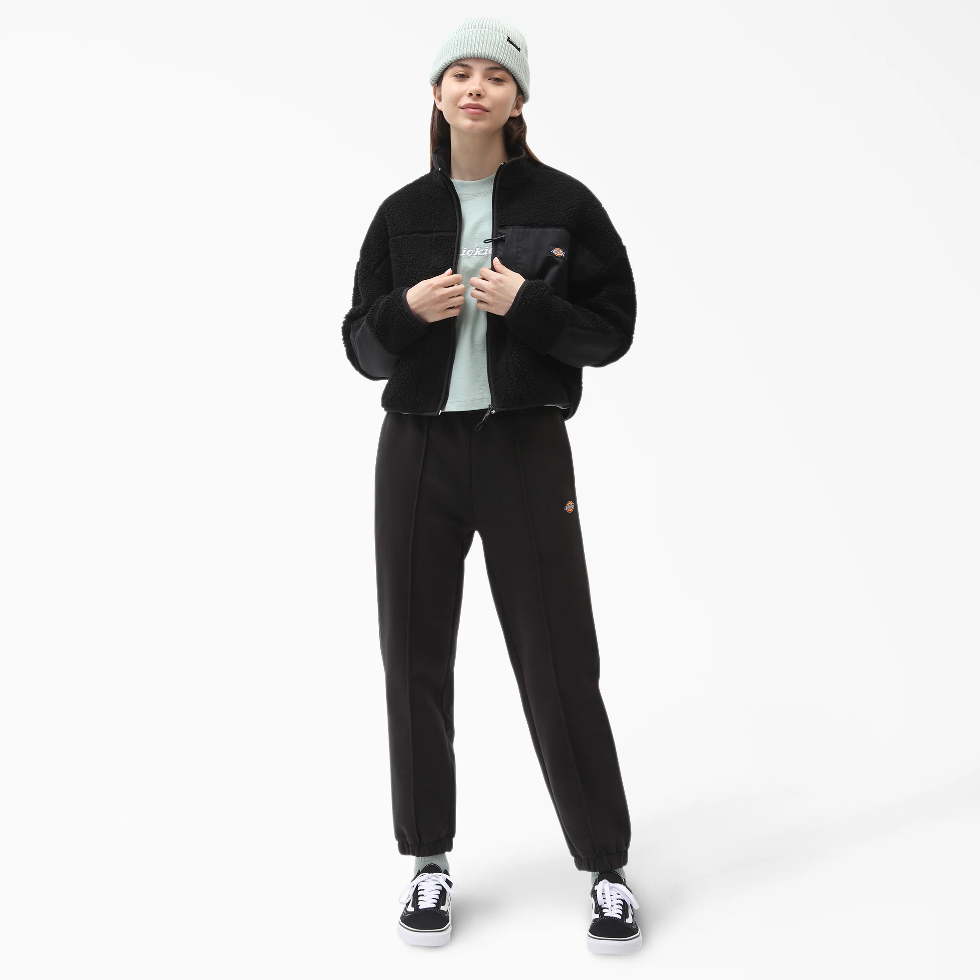 Women's Red Chute Fleece Jacket - Image 3