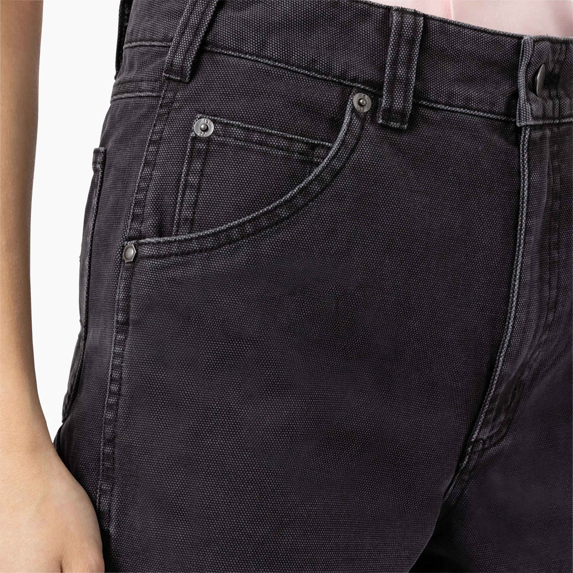 Women's Regular Fit Duck Shorts, 5" - Image 4