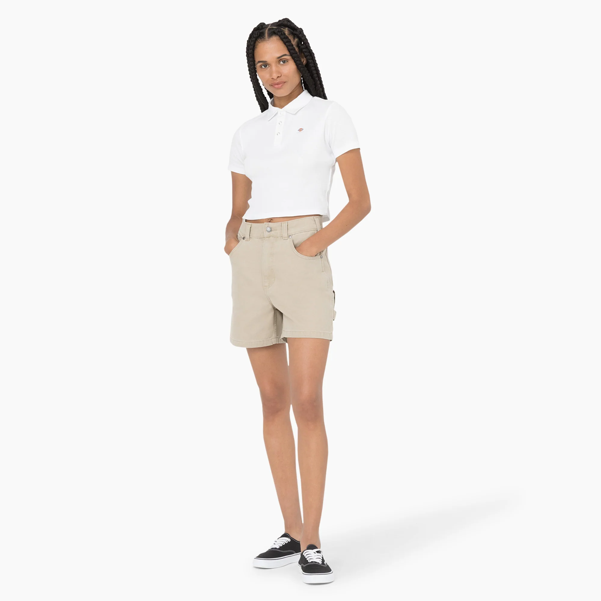 Women's Regular Fit Duck Shorts, 5" - Image 5