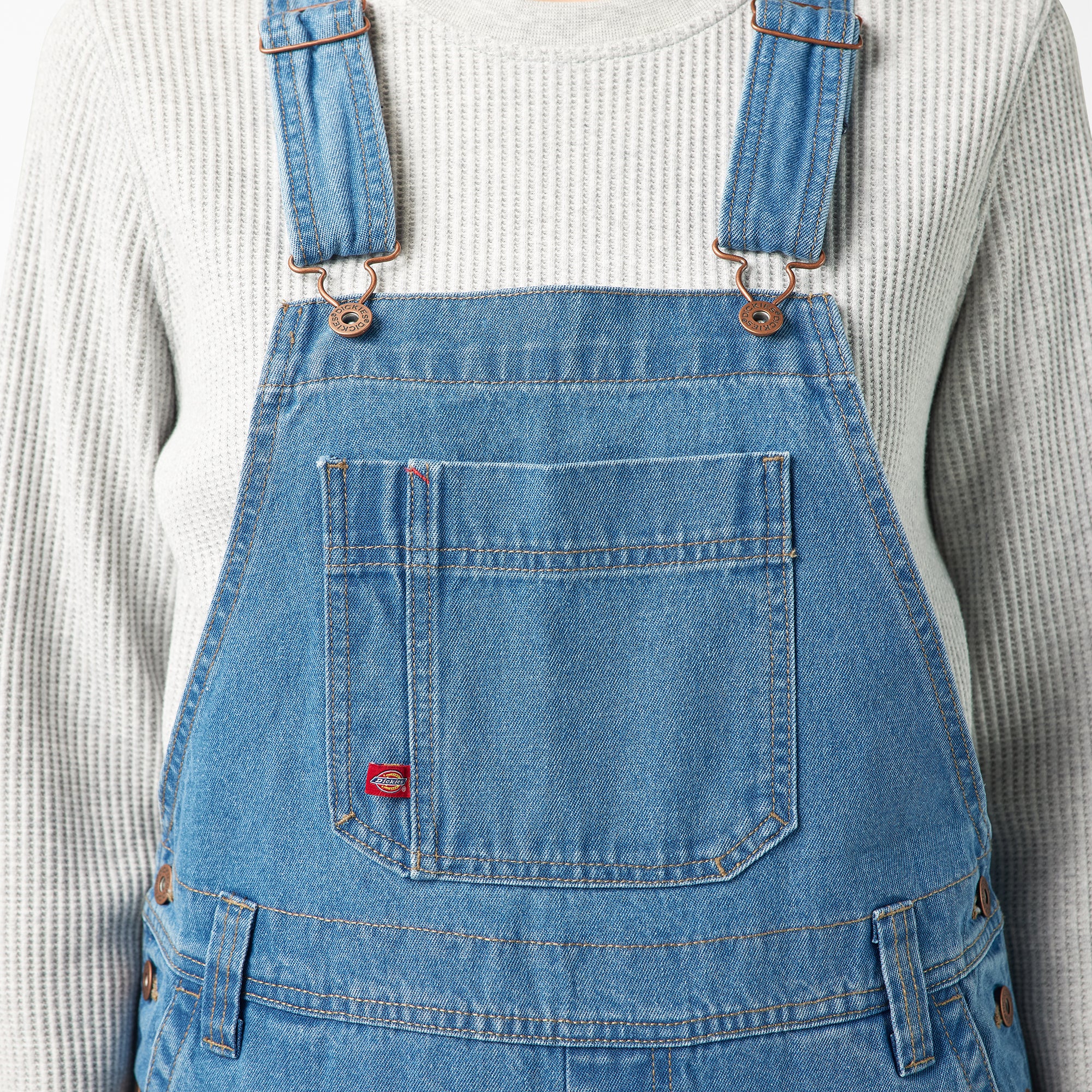 Women's Relaxed Fit Bib Overalls - Image 6