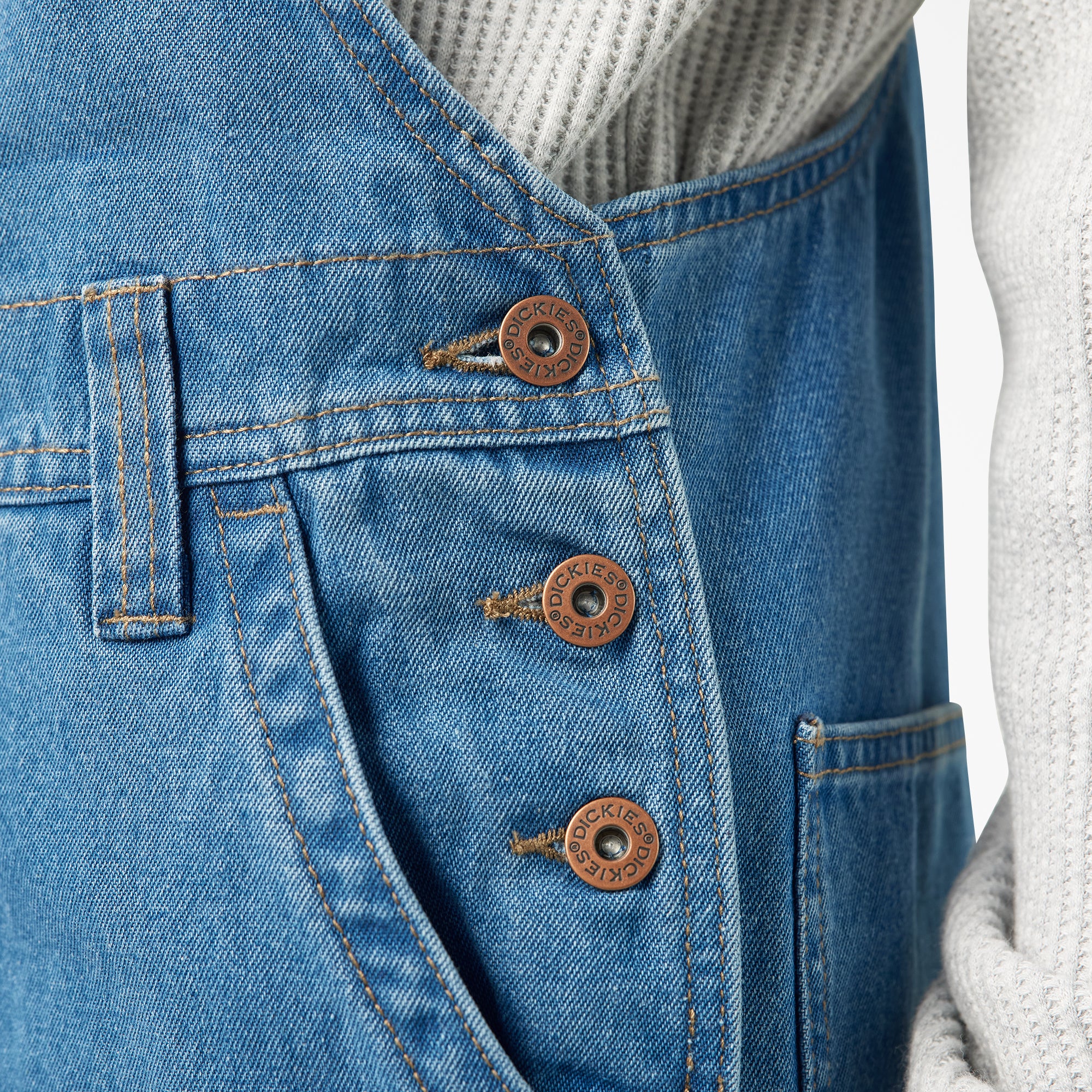 Women's Relaxed Fit Bib Overalls - Image 7