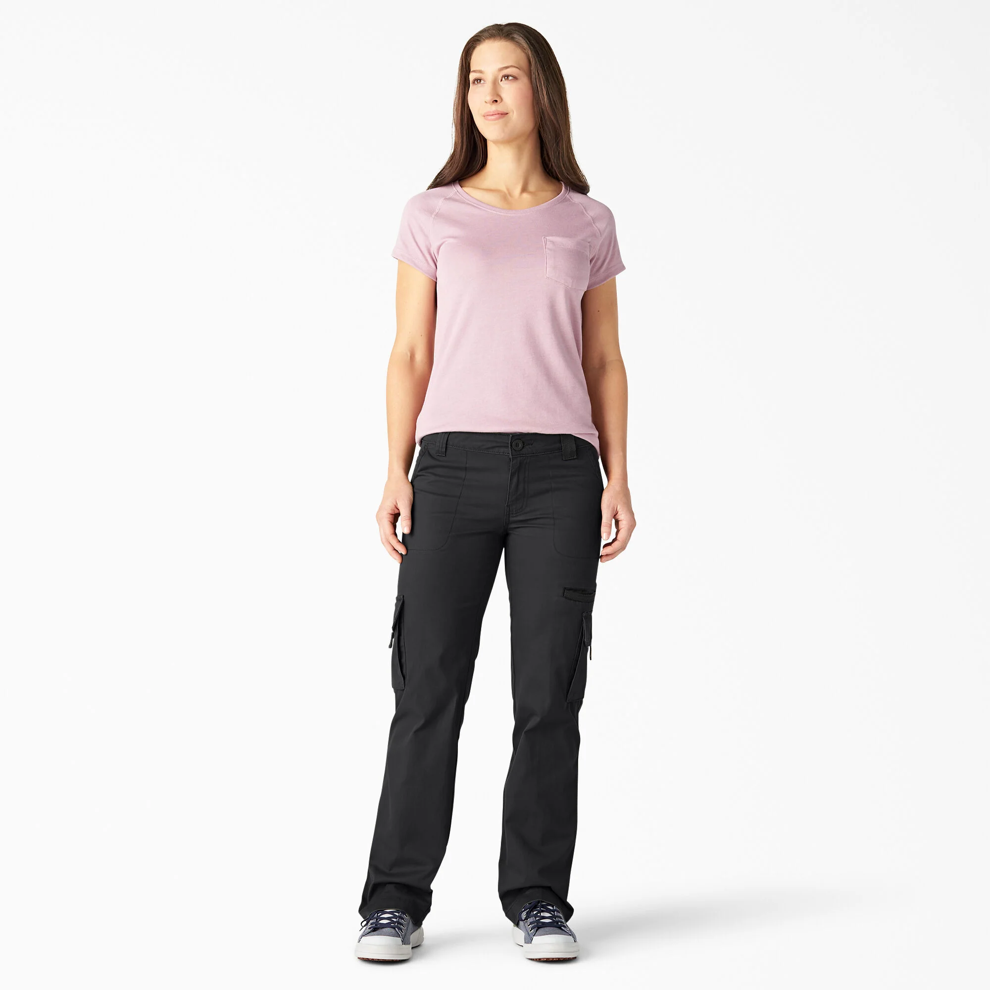 Women's Relaxed Fit Straight Leg Cargo Pants - Image 5