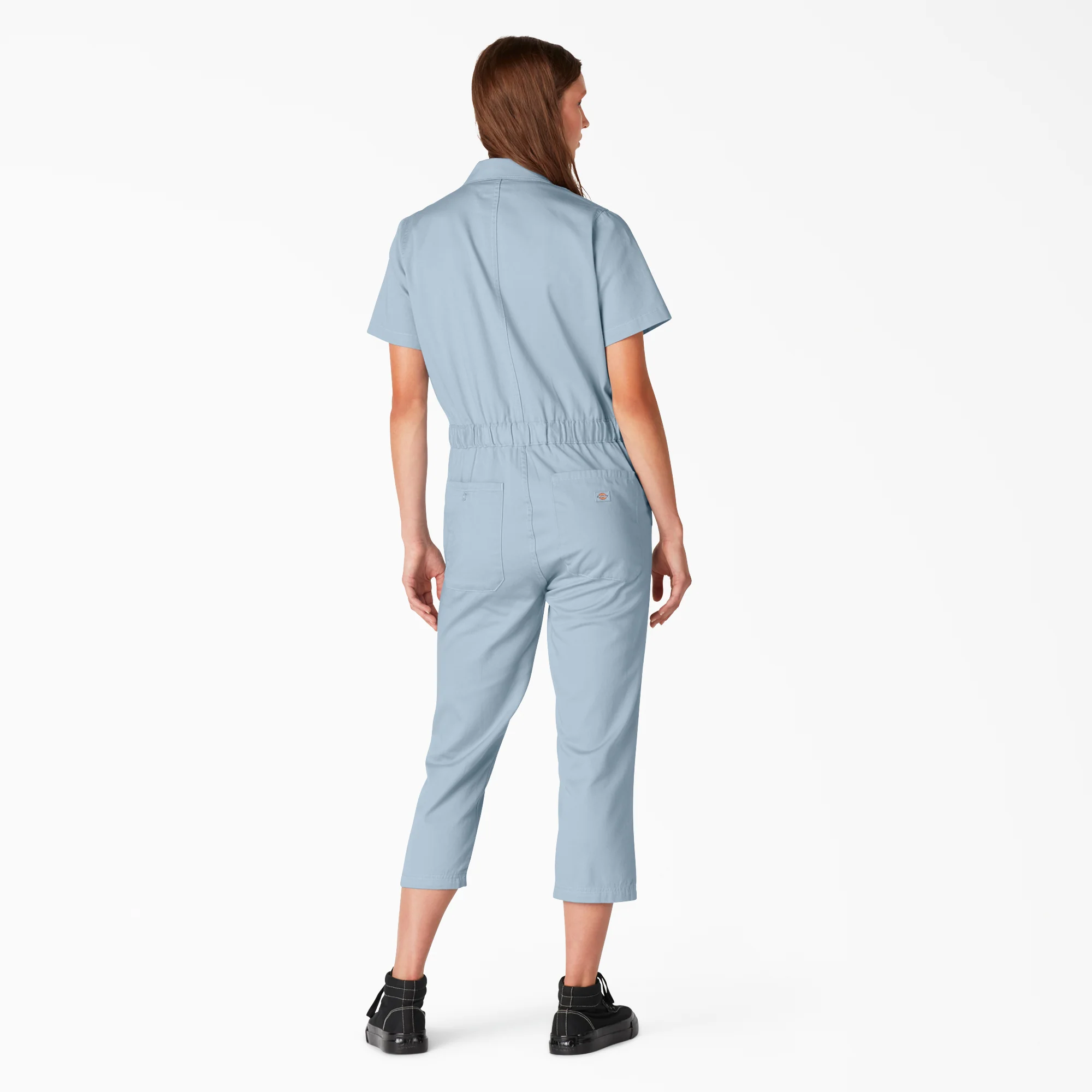 Women's Reworked Cropped Coveralls - Image 2