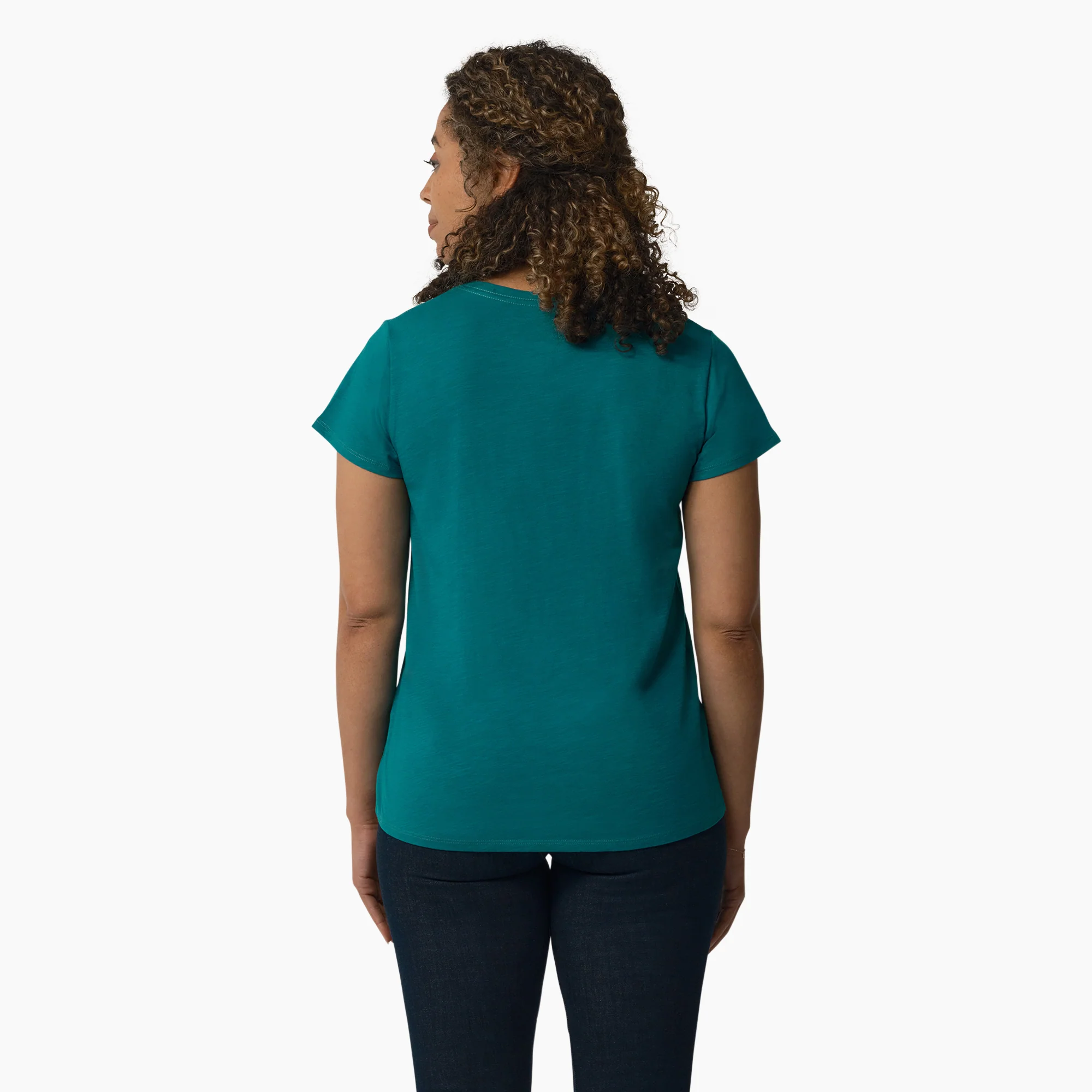 Women's Short Sleeve V-Neck T-Shirt - Image 2