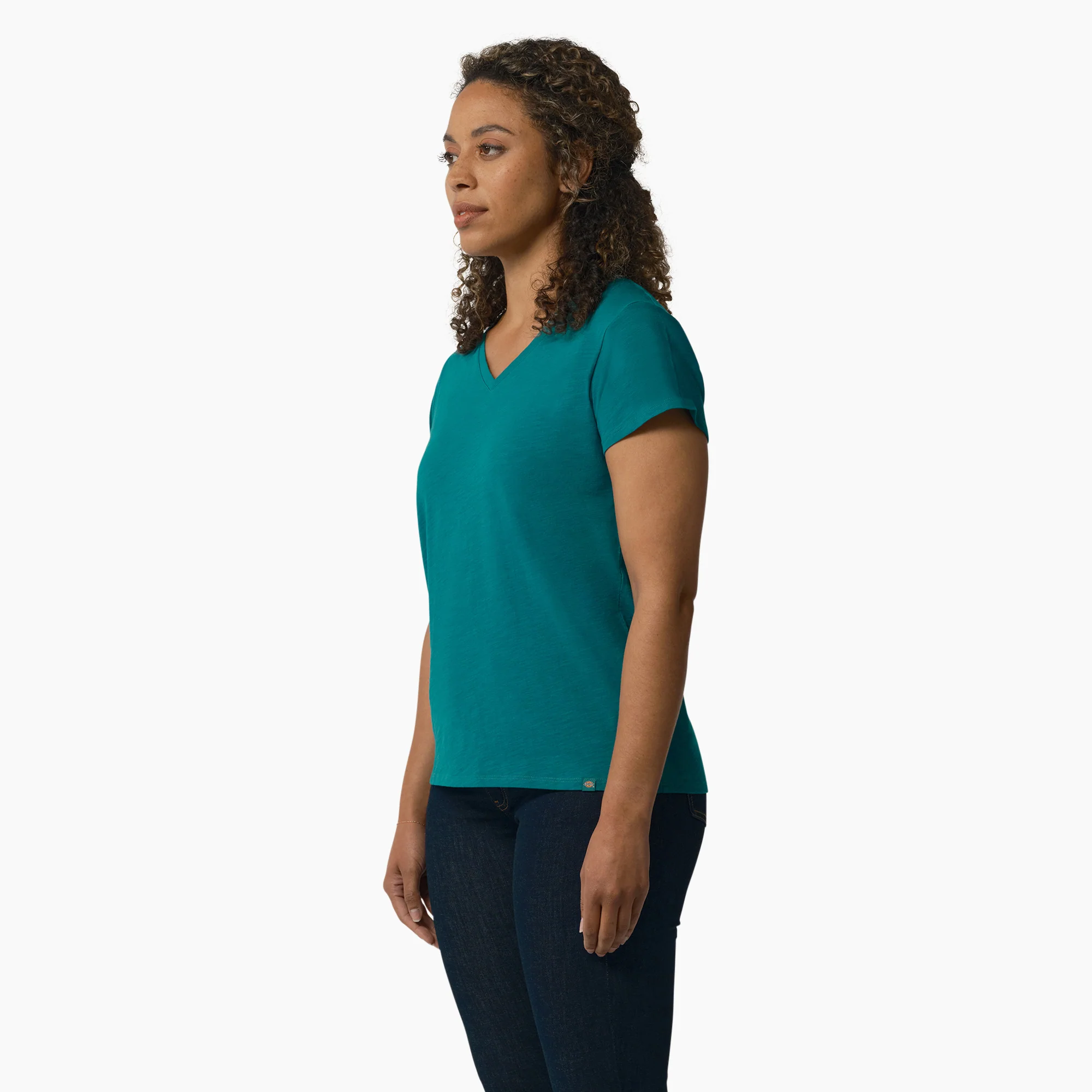 Women's Short Sleeve V-Neck T-Shirt - Image 3