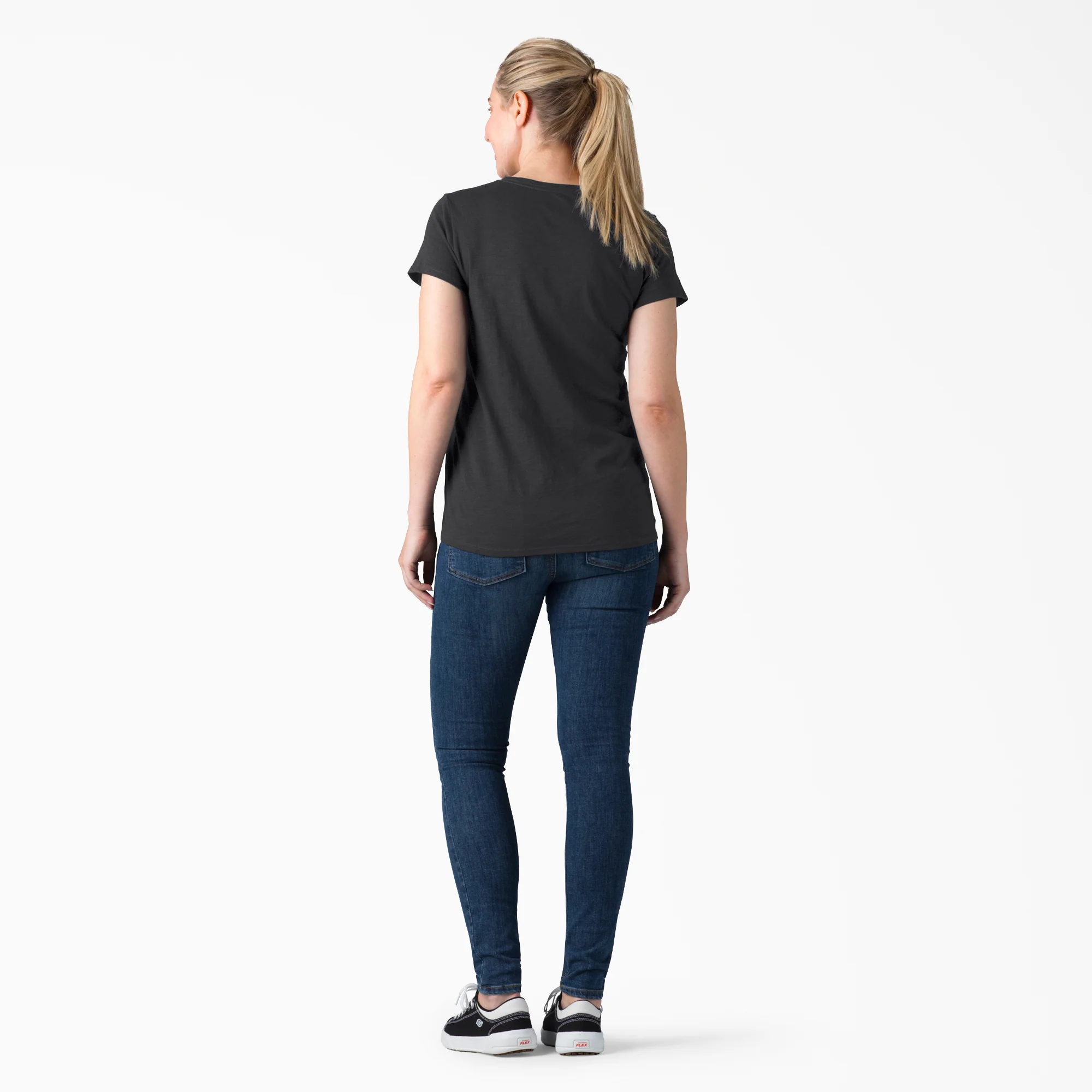 Women's Short Sleeve V-Neck T-Shirt - Image 4