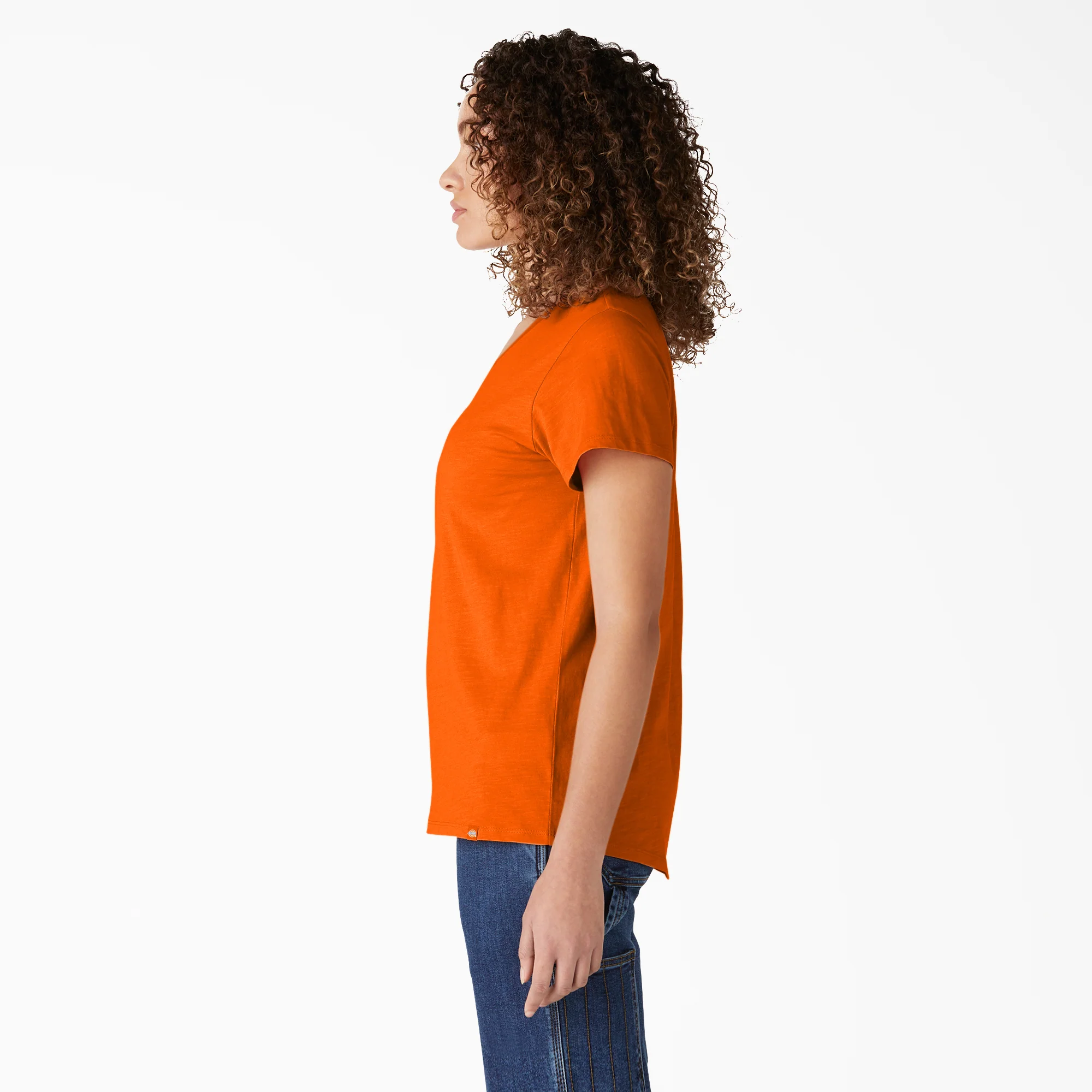 Women's Short Sleeve V-Neck T-Shirt - Image 3