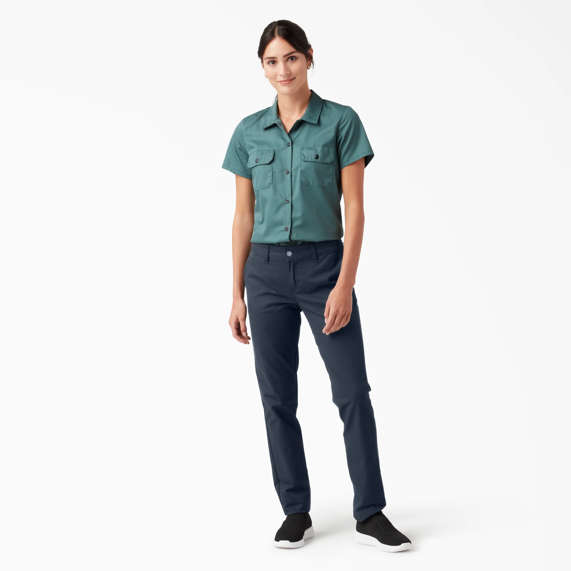 Women's Skinny Twill Pants - Image 4