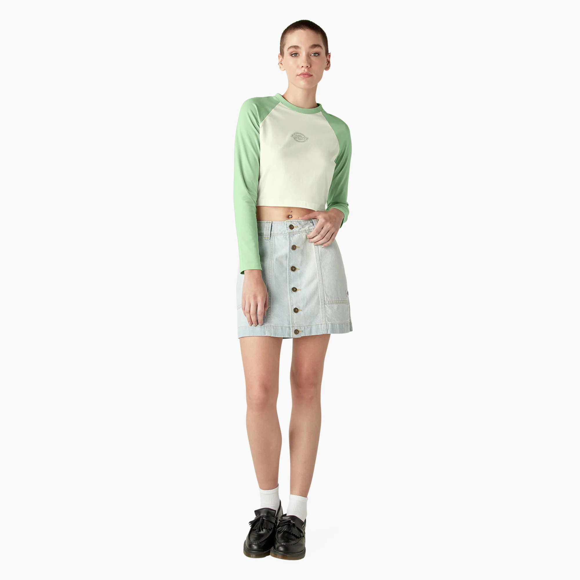 Women's Sodaville Long Sleeve Cropped T-Shirt - Image 4