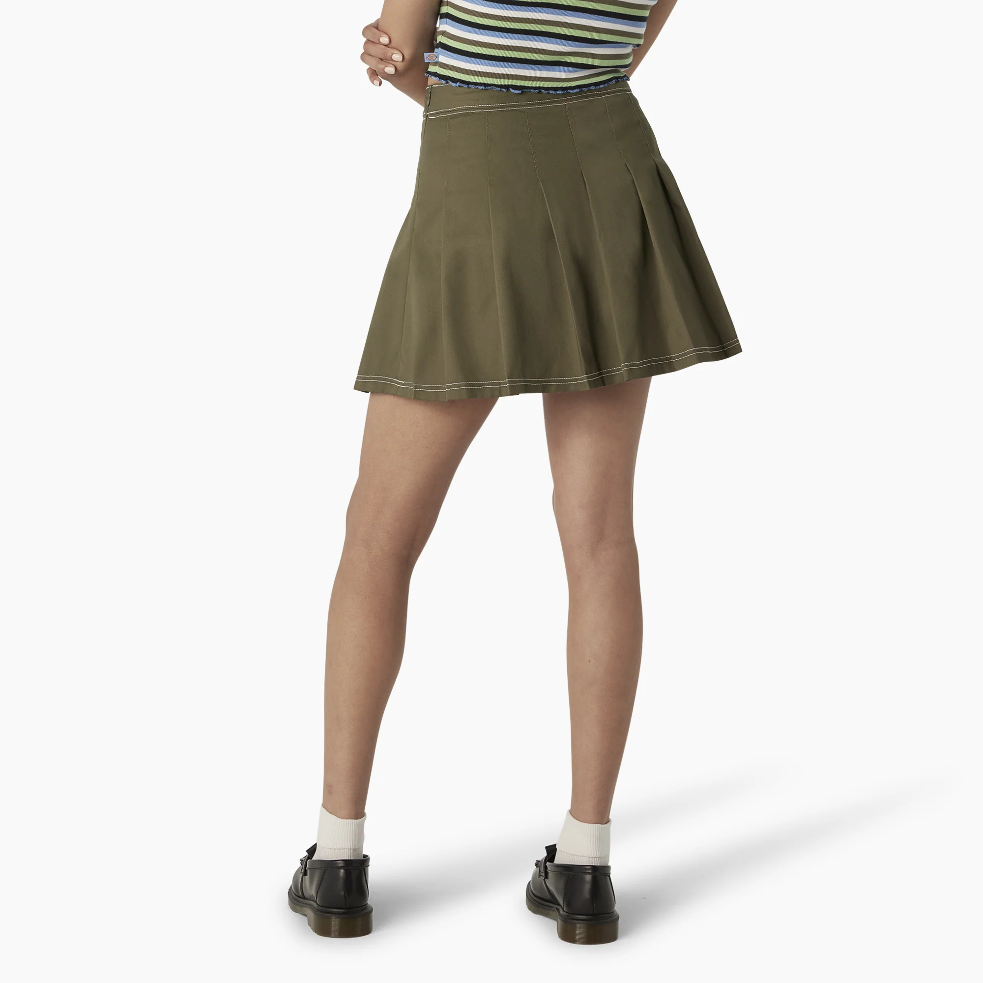 Women's Twill Pleated Skirt - Image 2