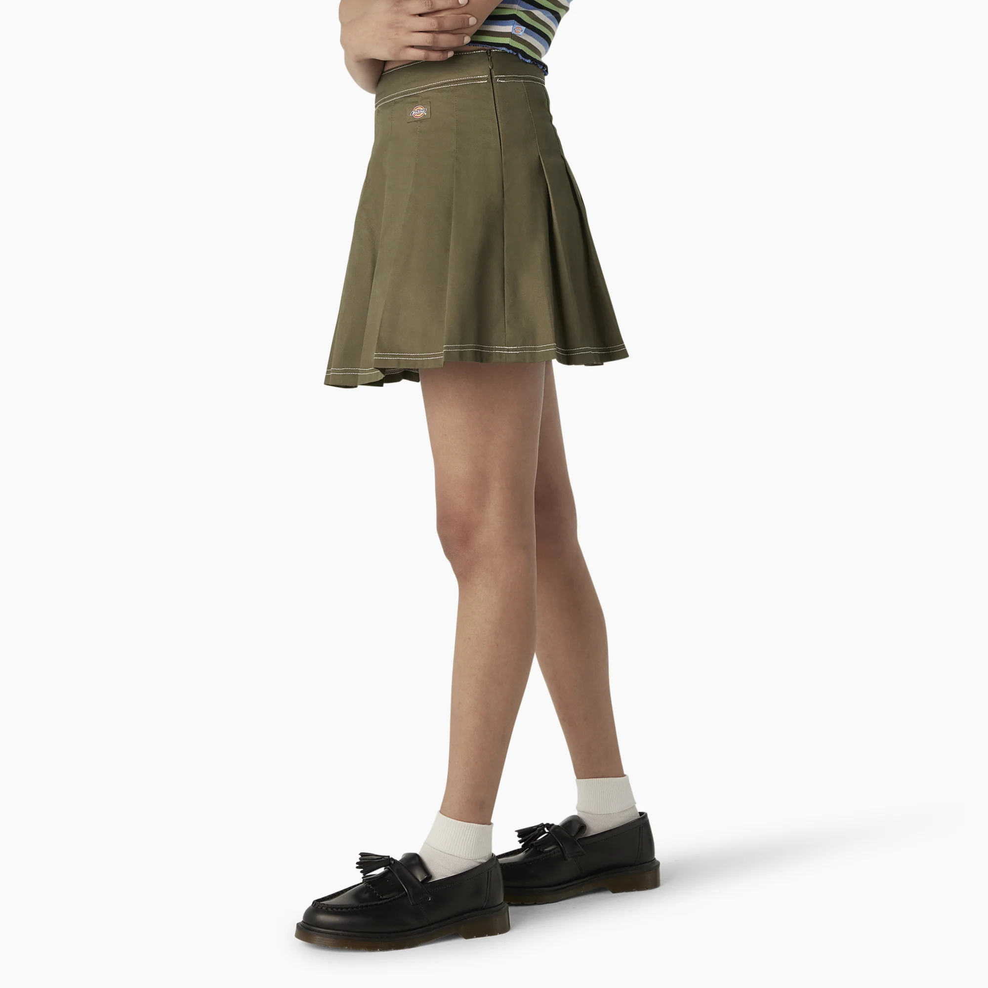 Women's Twill Pleated Skirt - Image 3