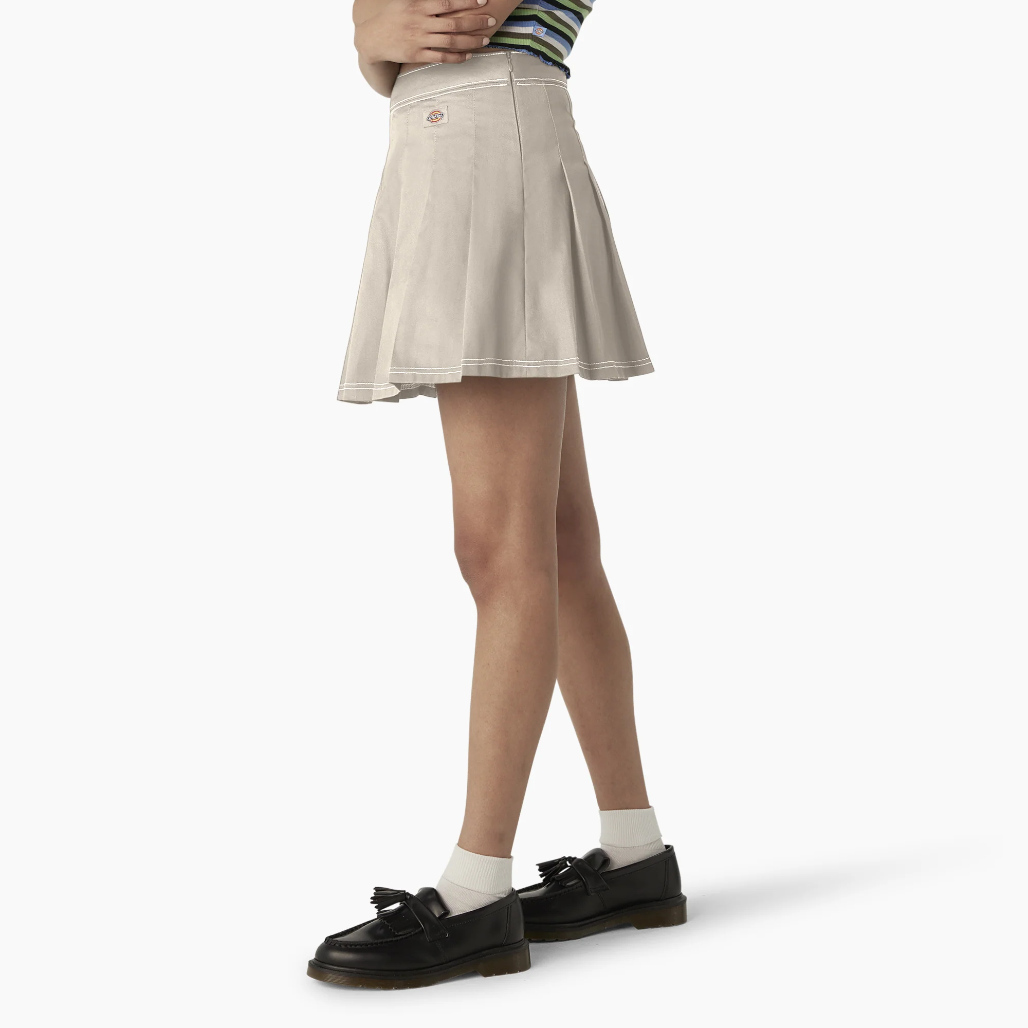 Women's Twill Pleated Skirt - Image 3