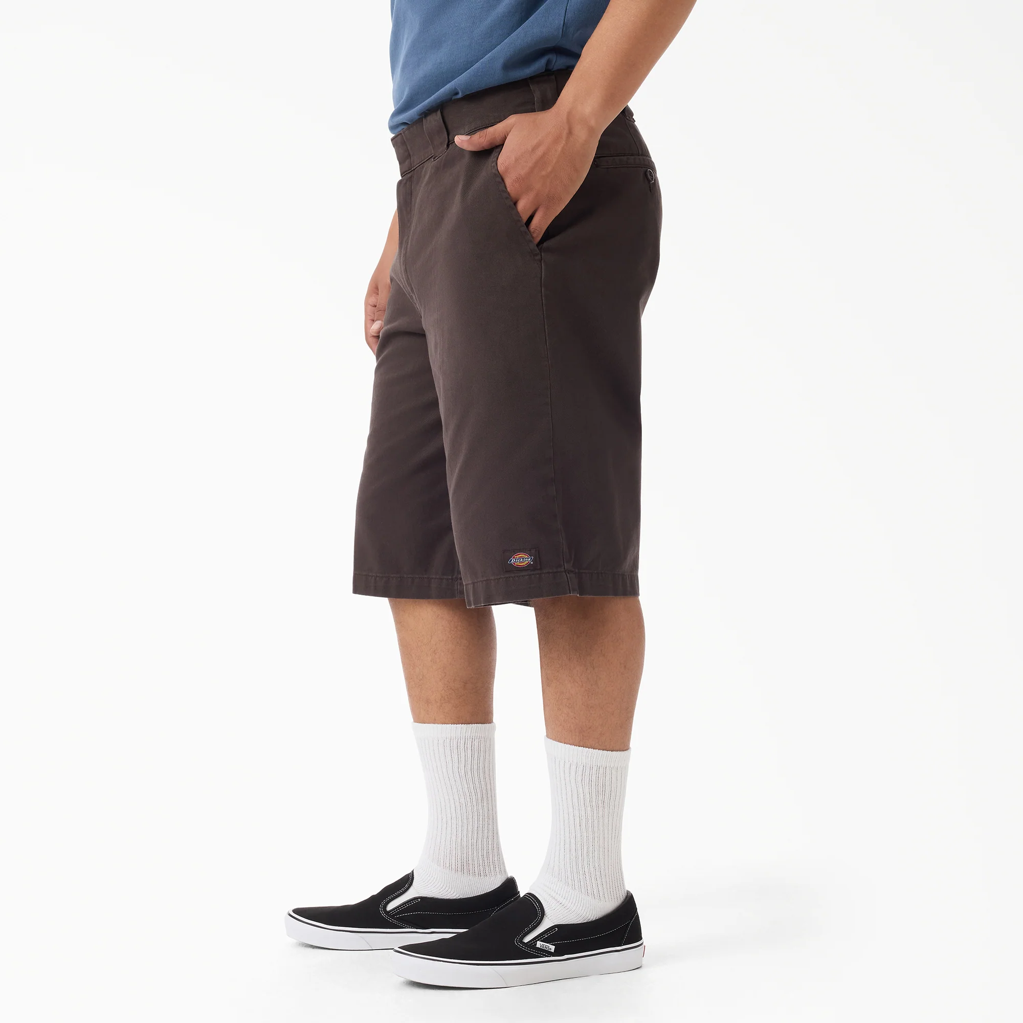Worn In Loose Work Shorts, 13" - Image 3