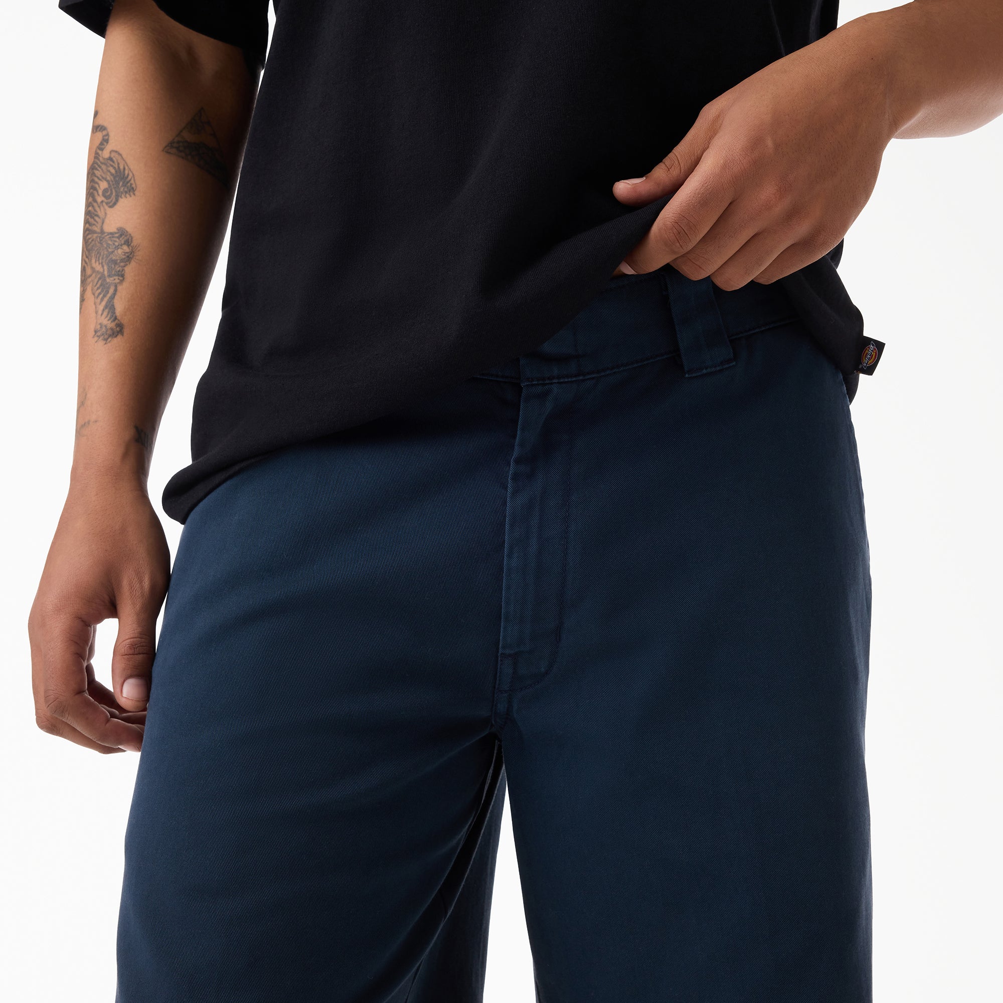 Worn In Loose Work Shorts, 13" - Image 5
