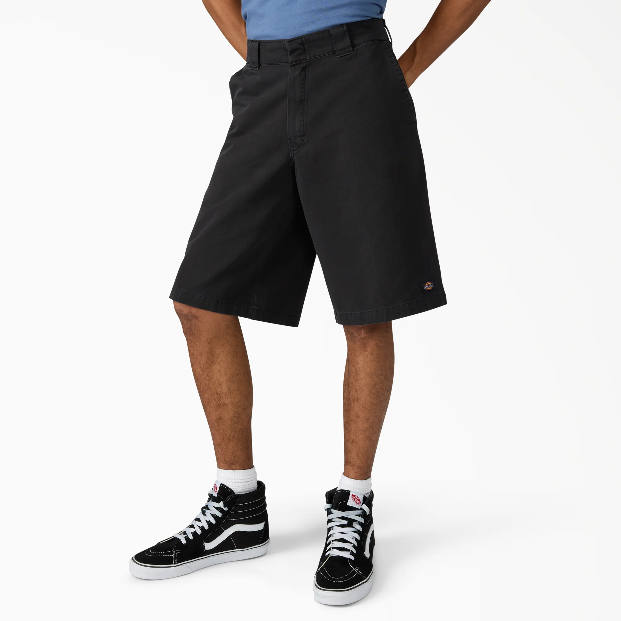 Worn In Loose Work Shorts, 13" - Image 3