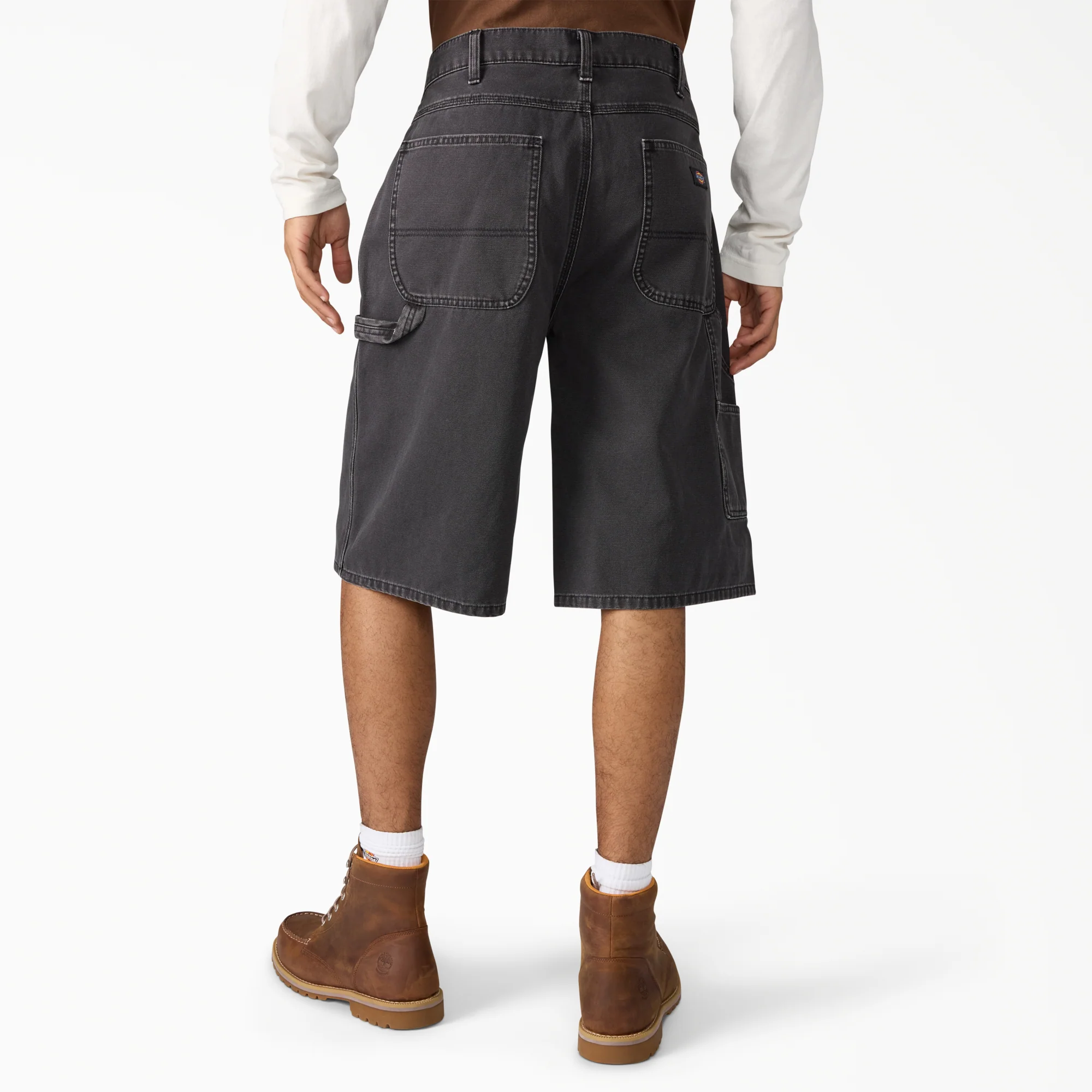 Worn In Relaxed Carpenter Duck Shorts, 13" - Image 2