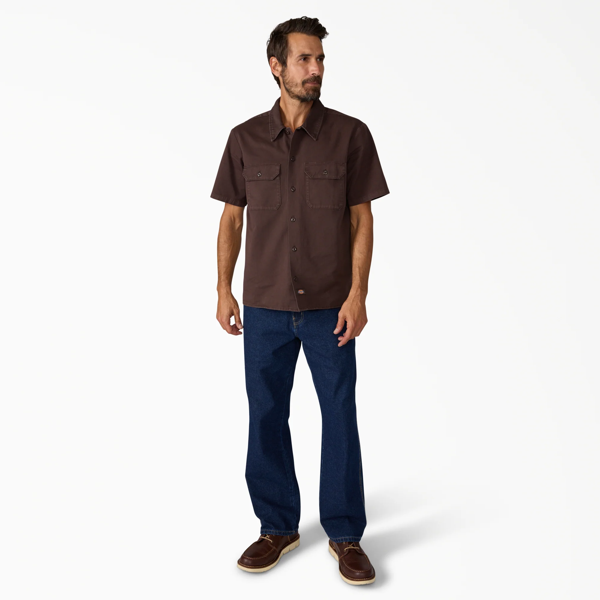Worn In Solid Work Shirt - Image 4