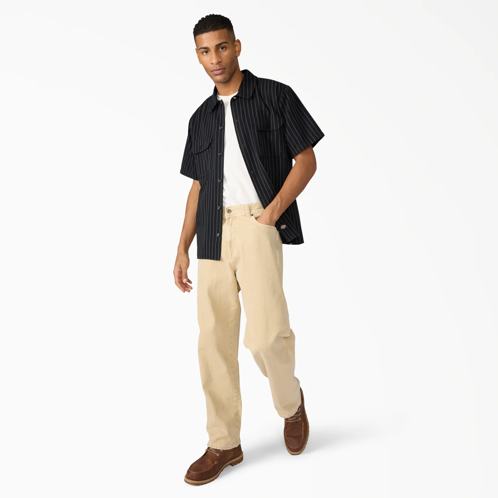 Worn In Striped Work Shirt - Image 4