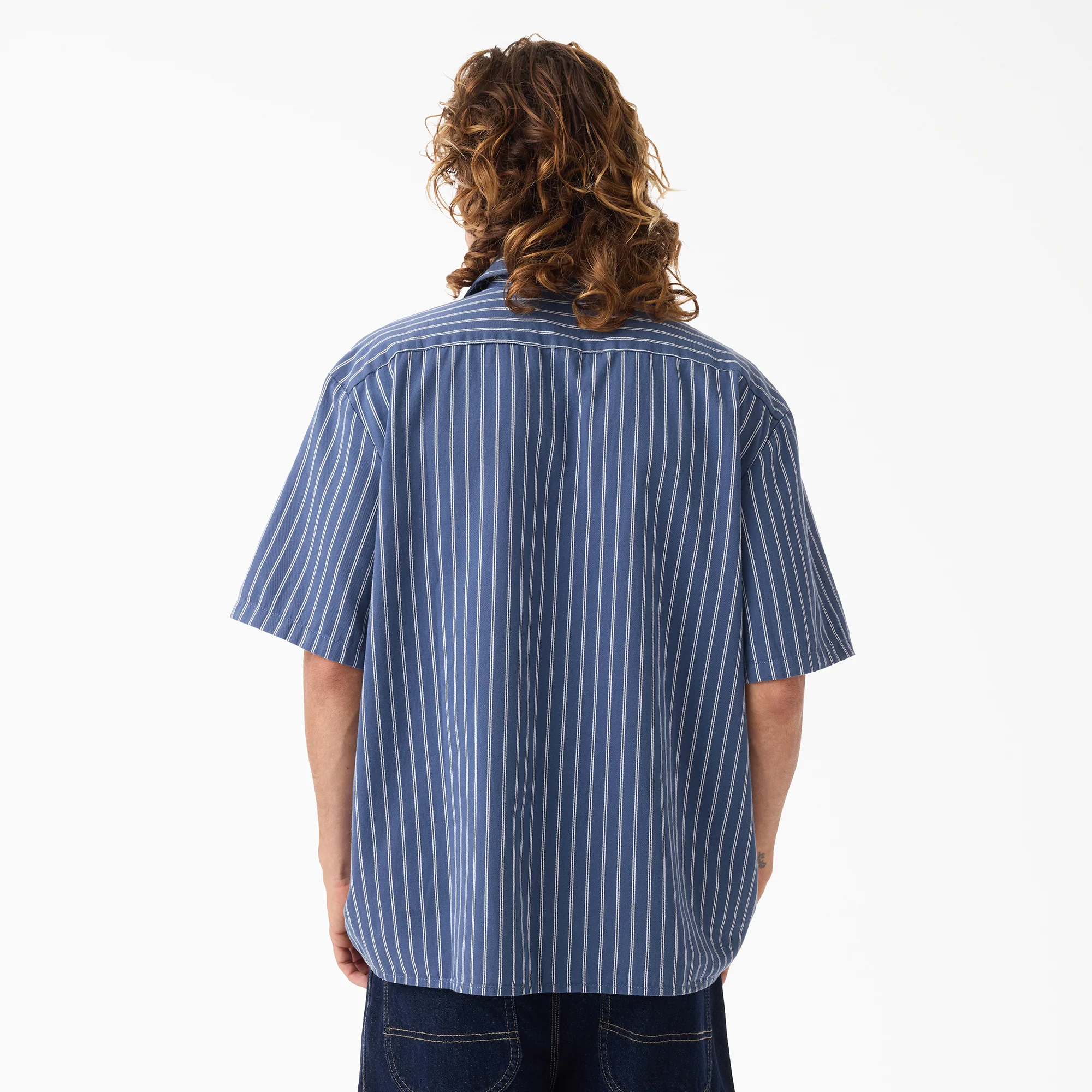 Worn In Striped Work Shirt - Image 2
