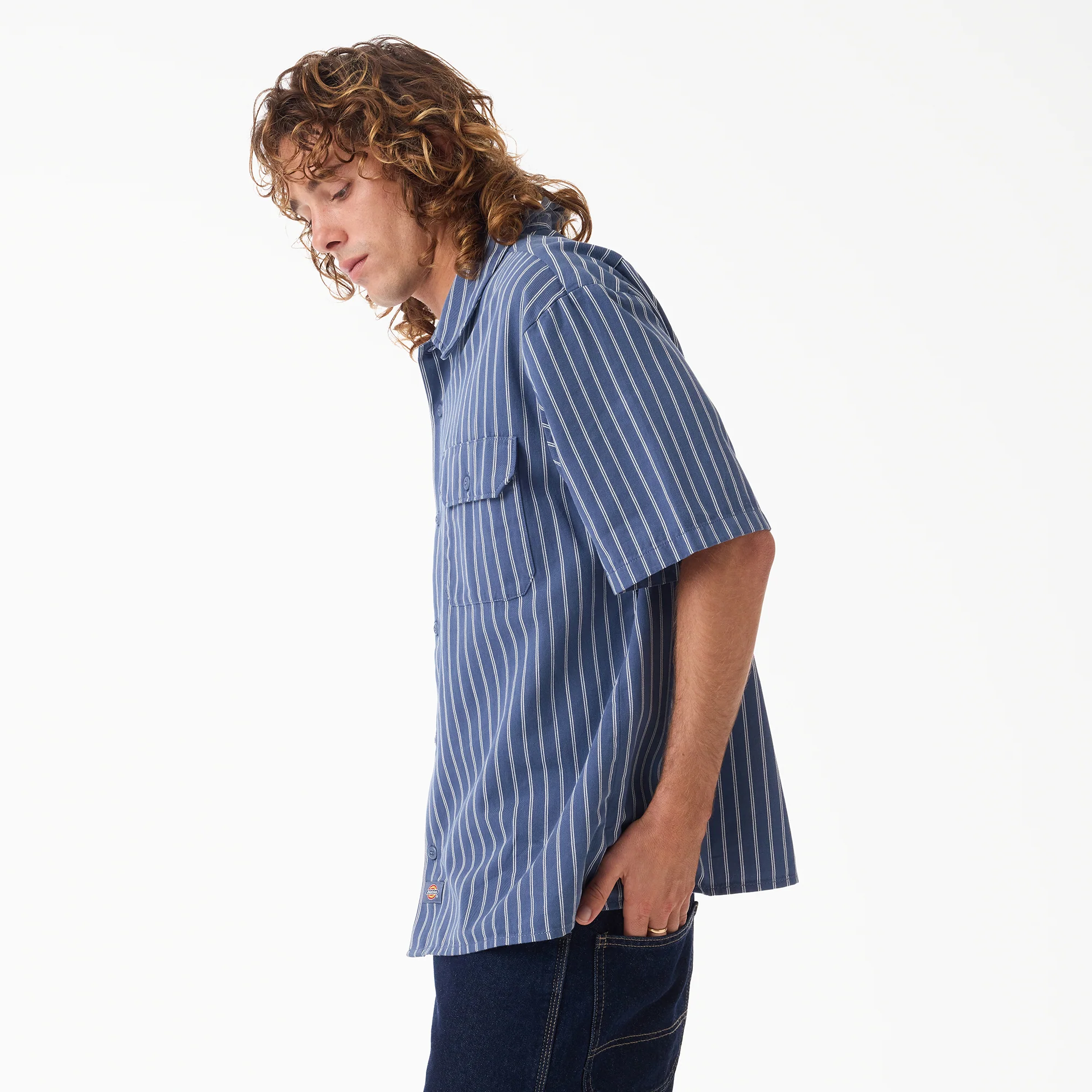 Worn In Striped Work Shirt - Image 3